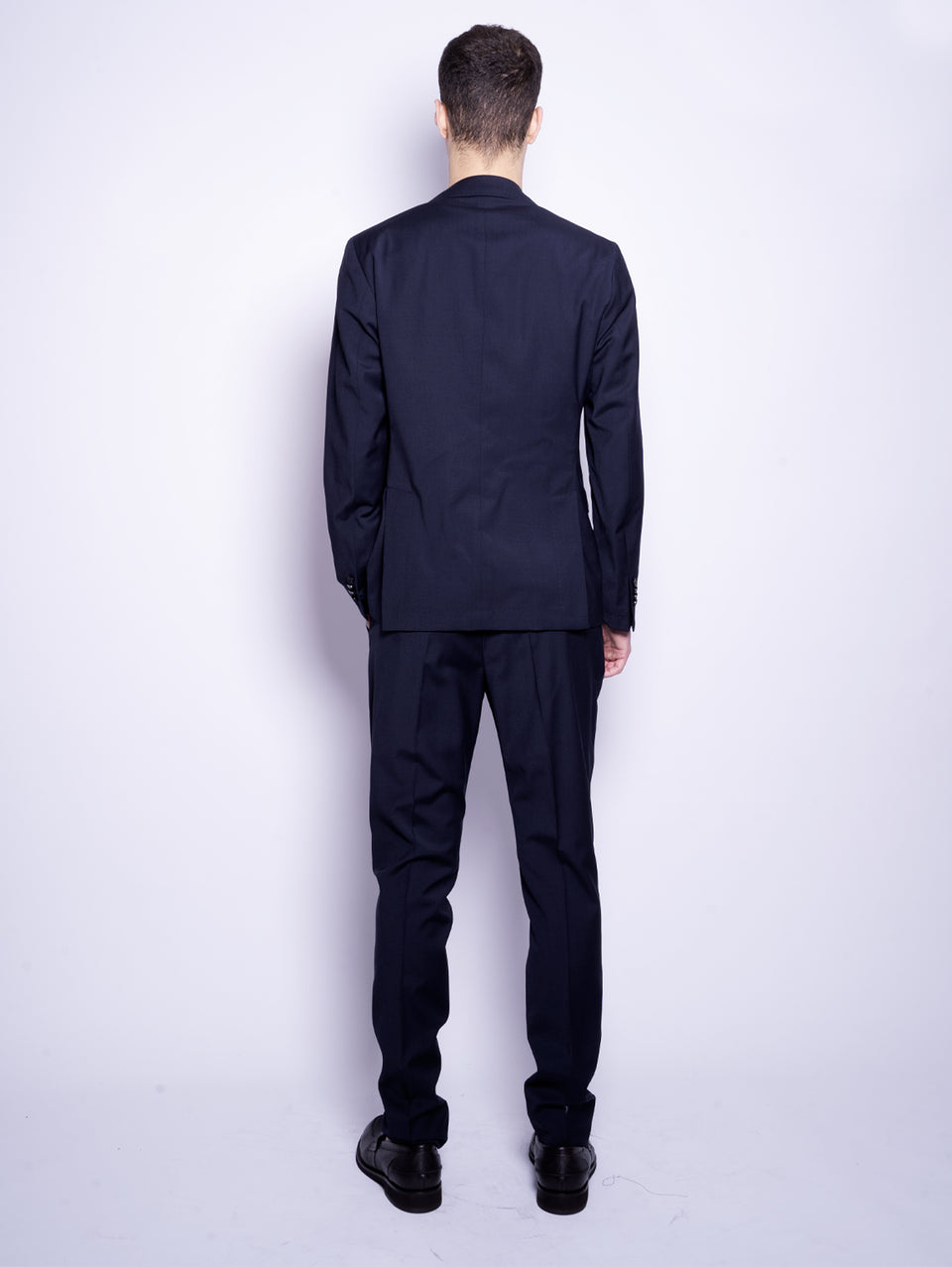 MANUEL RITZ Completo In Fresco Lana Sfoderato Blu