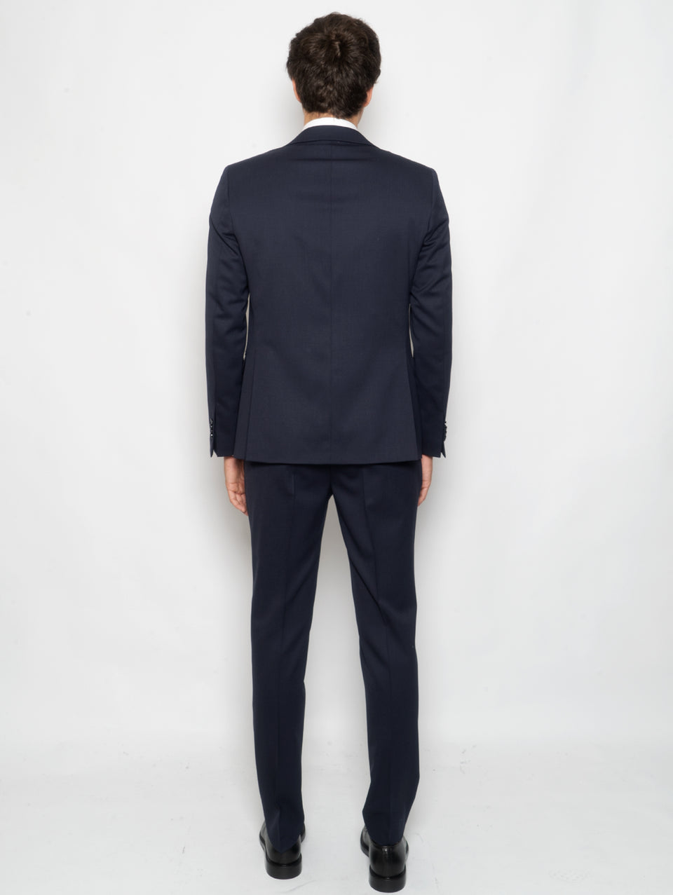 MANUEL RITZ Completo In Misto Lana Drop Otto Blu