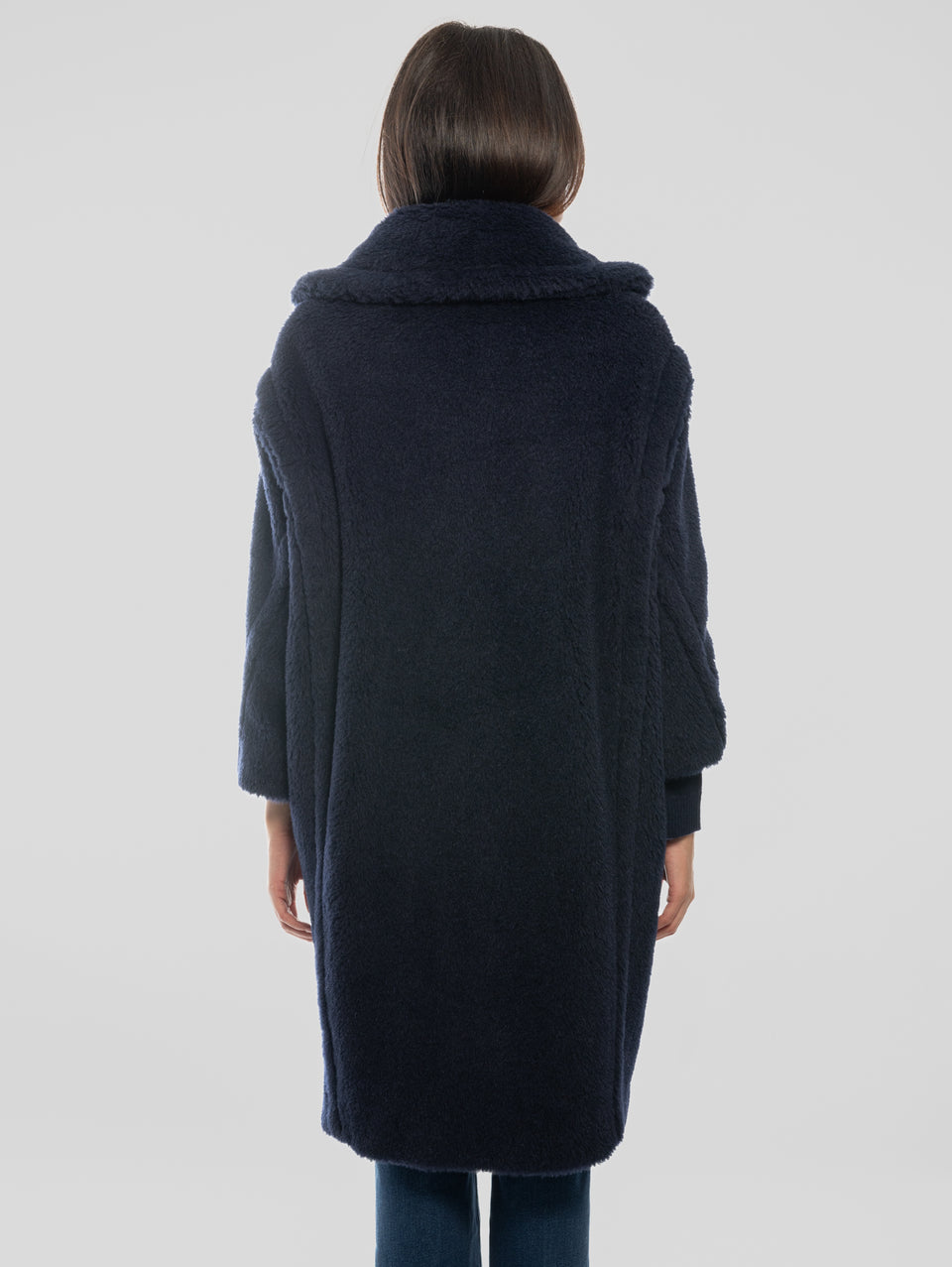 MAX MARA Cappotto TedGirl In Alpaca E Lana Blu