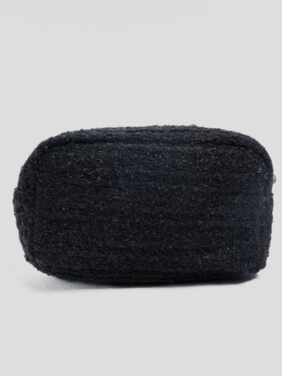 MC2 SAINT BARTH Beauty Case In Tweed Nero