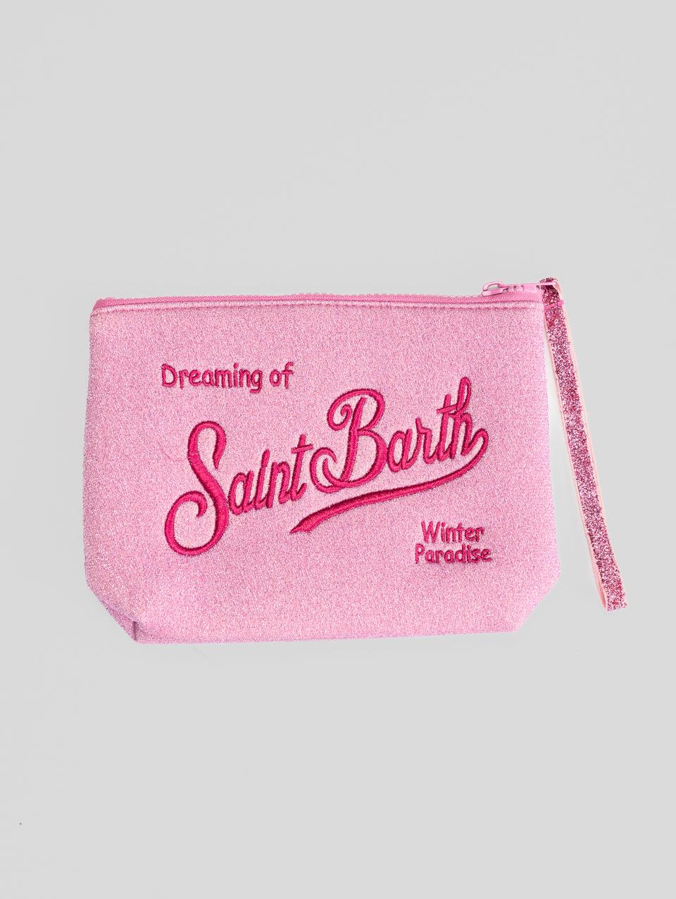 MC2 SAINT BARTH Pochette In Lurex Aline Rosa