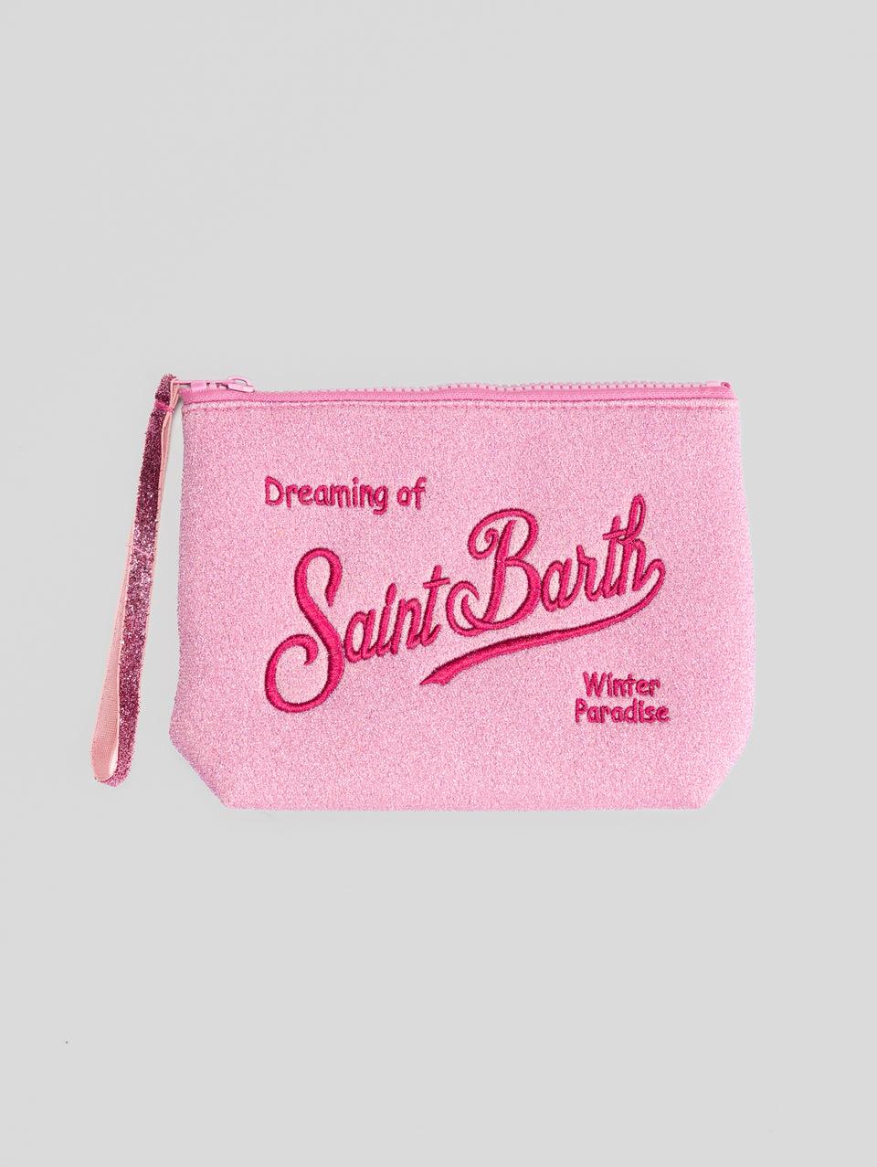 MC2 SAINT BARTH Pochette In Lurex Aline Rosa