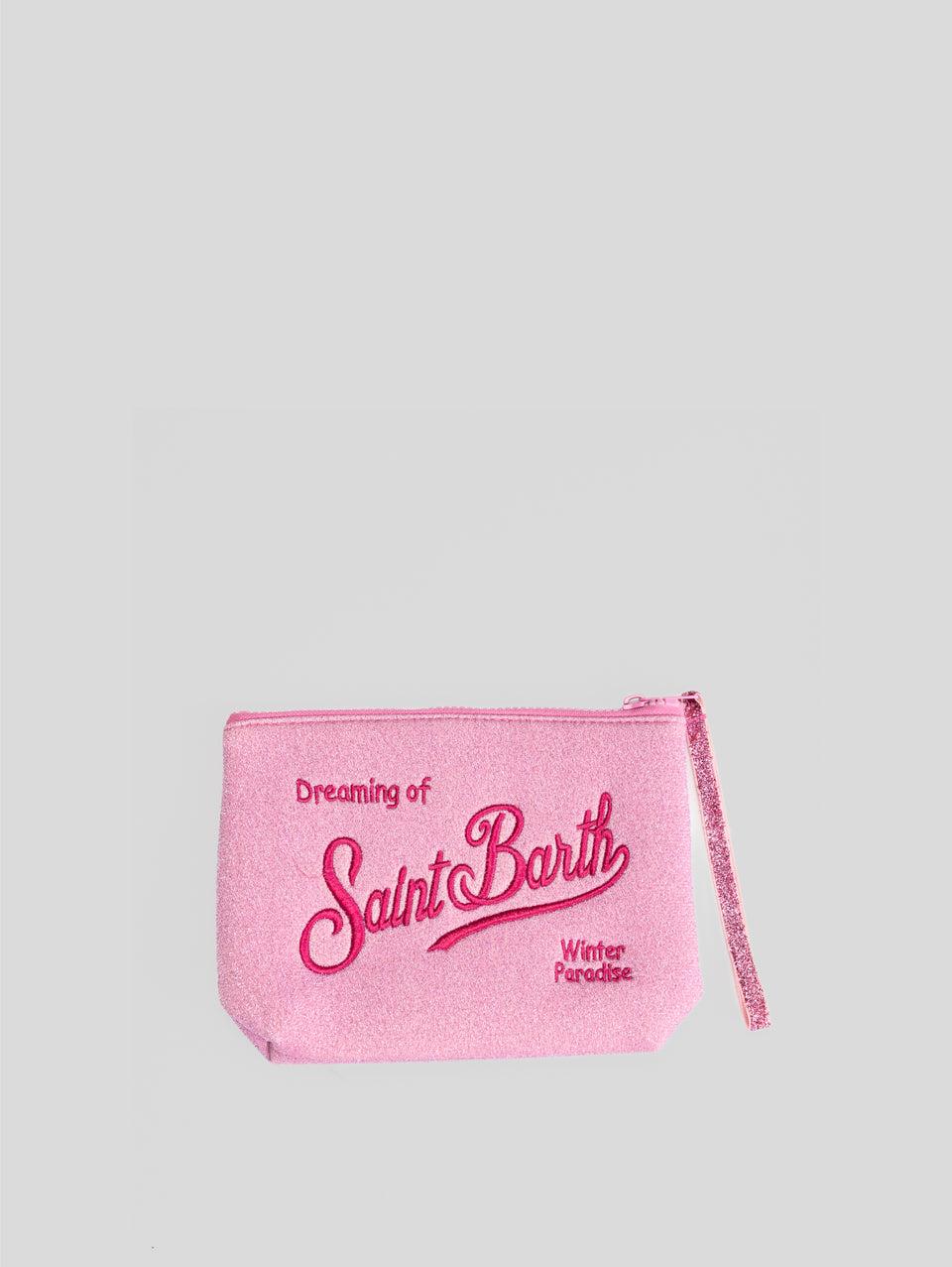 MC2 SAINT BARTH Pochette in Lurex Aline Rosa