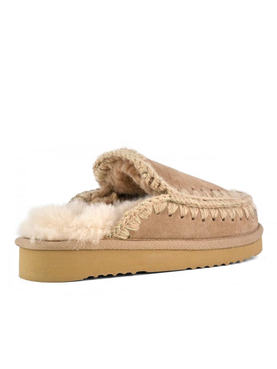 MOU Ciabatta Eskimo Slipper Cammello