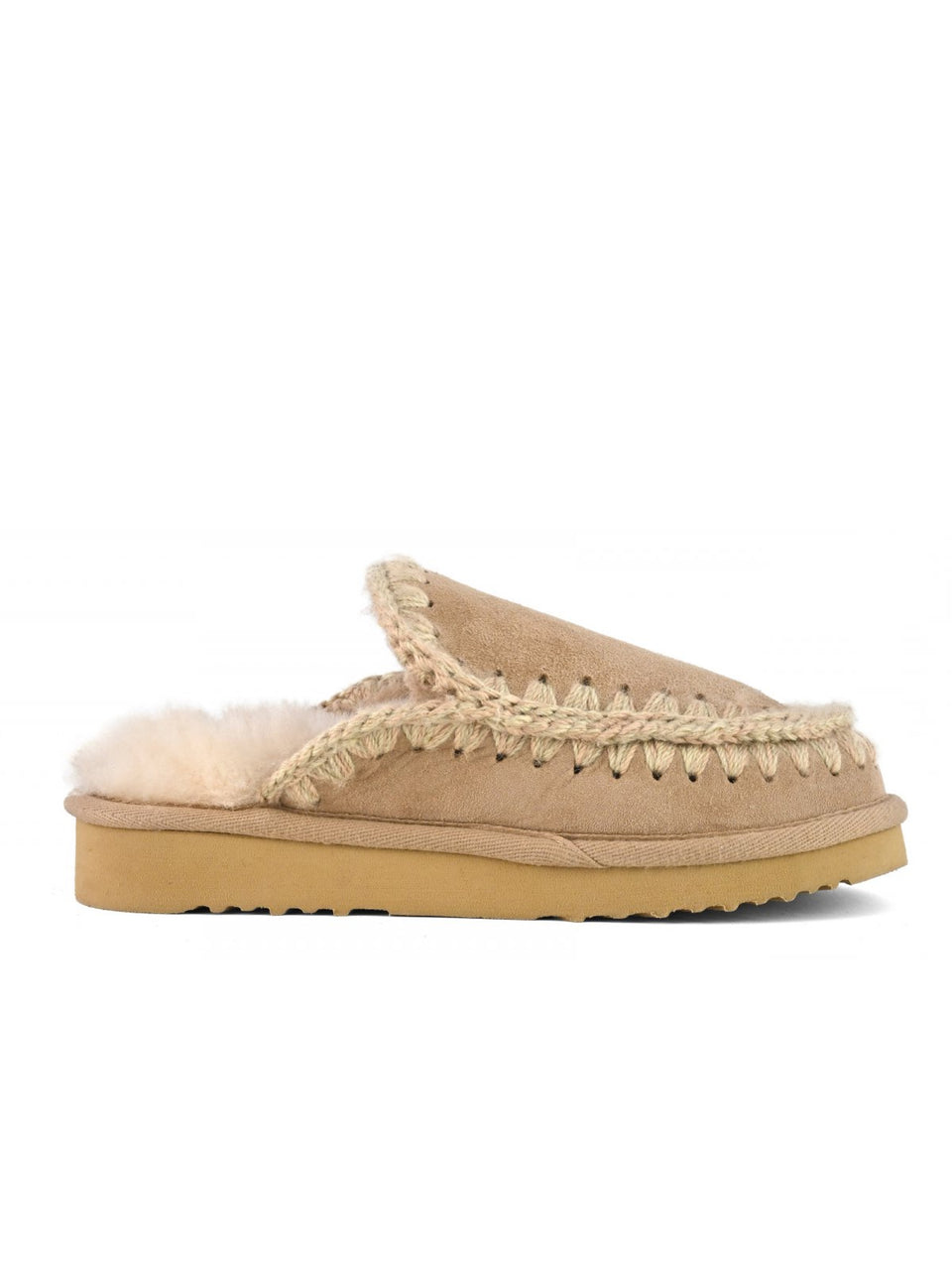 MOU Ciabatta Eskimo Slipper Cammello