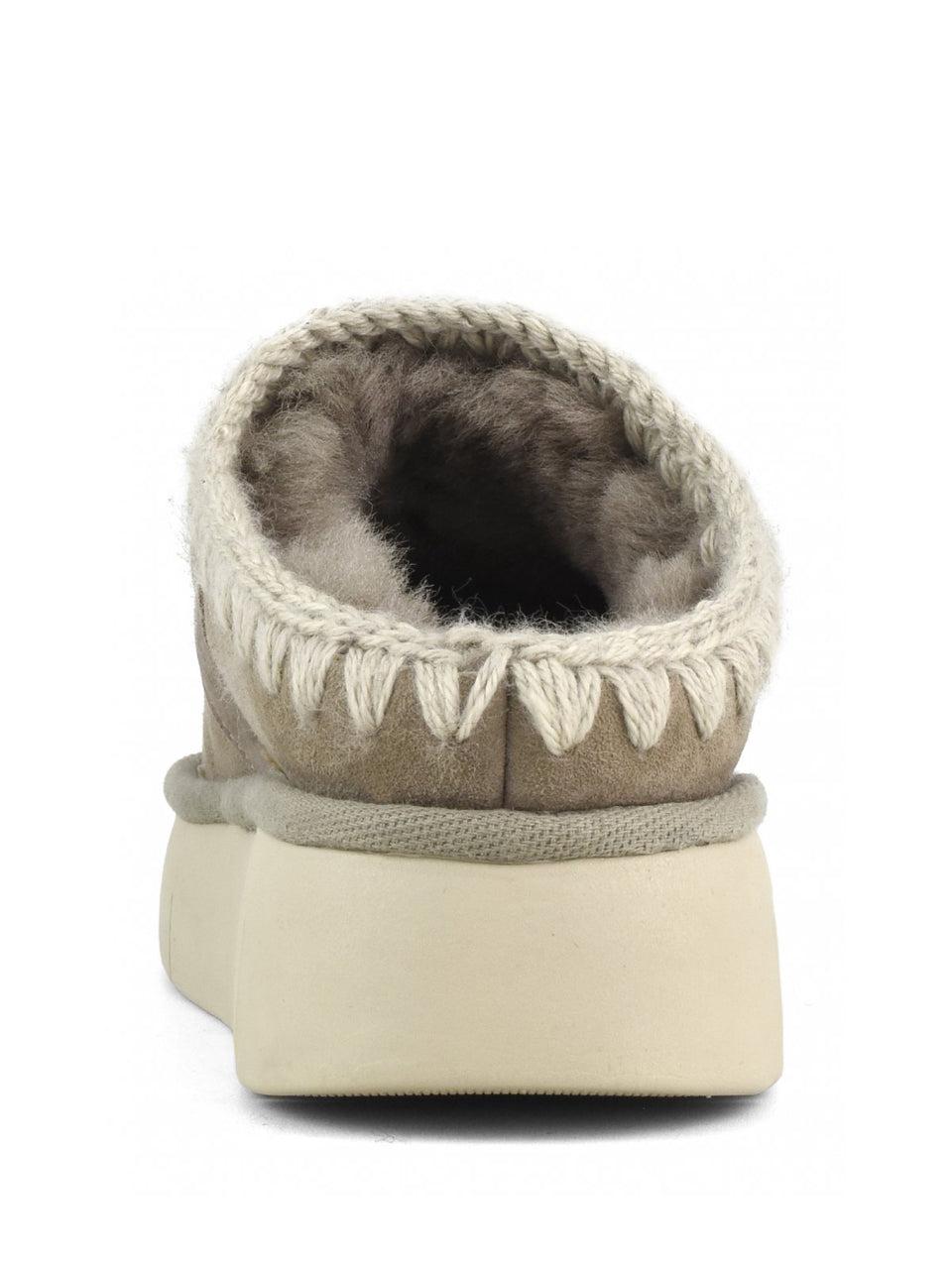 MOU Pantofole Bounce Clog Metal Logo Grigio