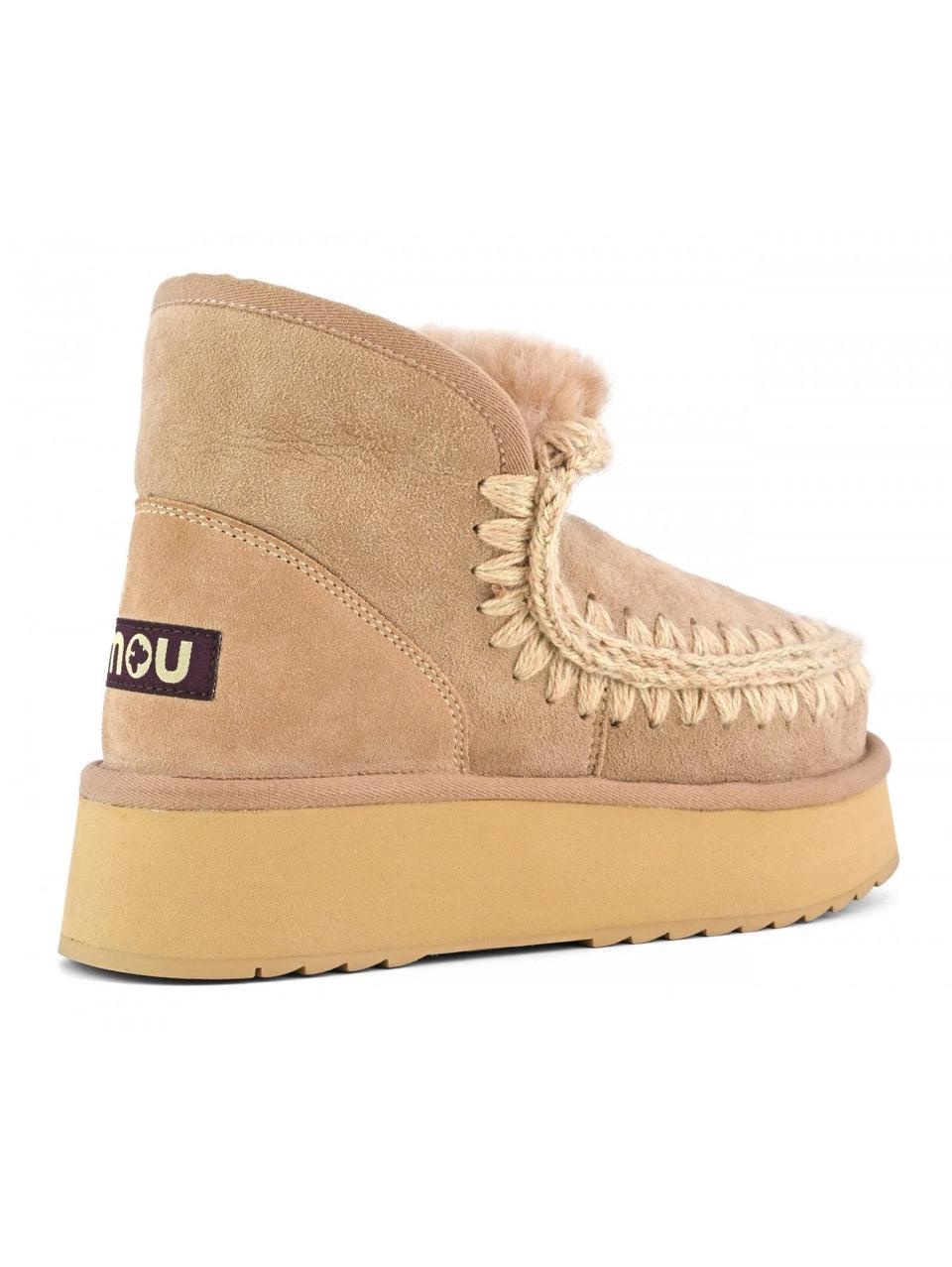 MOU Stivaletto Eskimo 18 Platform Cammello