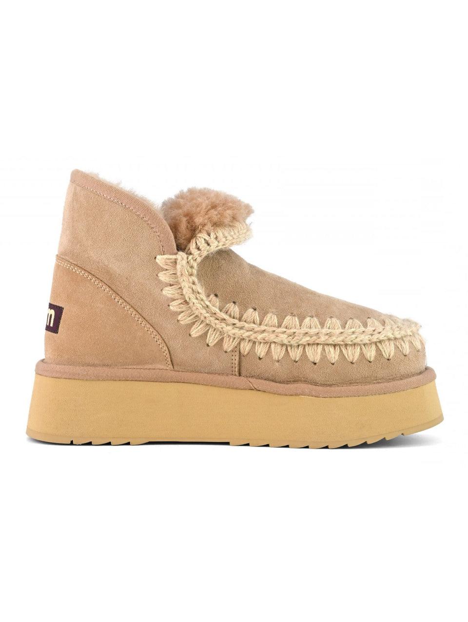 MOU Stivaletto Eskimo 18 Platform Cammello