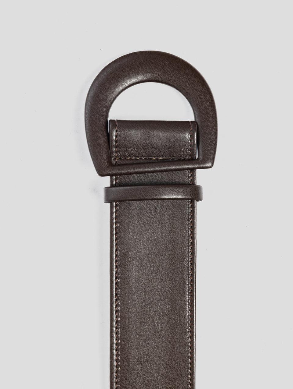 MVP WARDROBE Cintura In Pelle Spirit Cioccolato