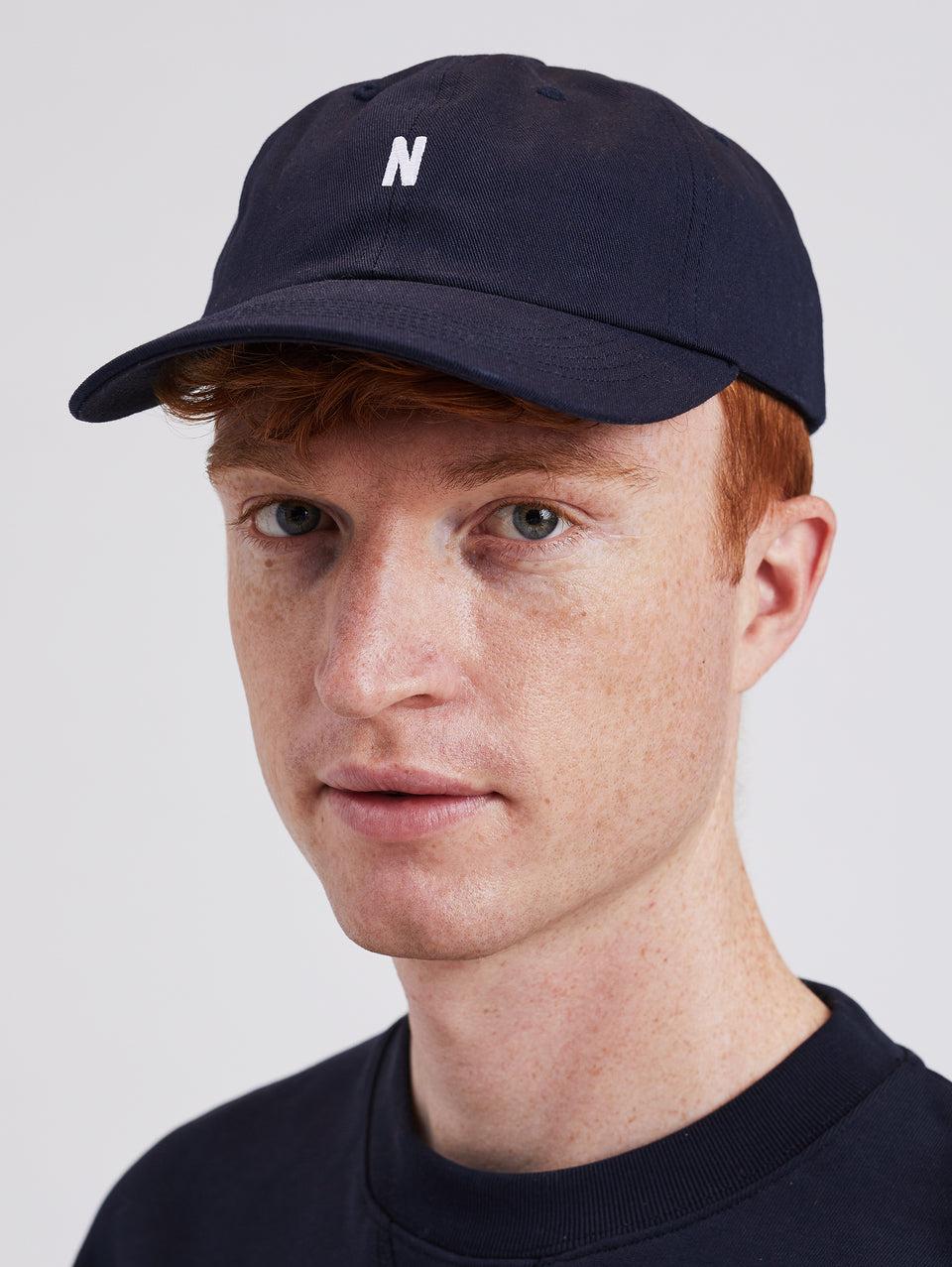 NORSE PROJECTS Cappello Con Visiera In Cotone Blu