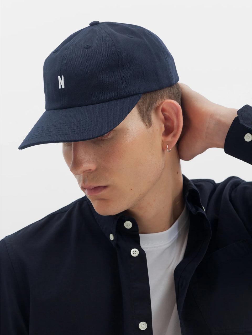 NORSE PROJECTS Cappello Con Visiera In Cotone Blu