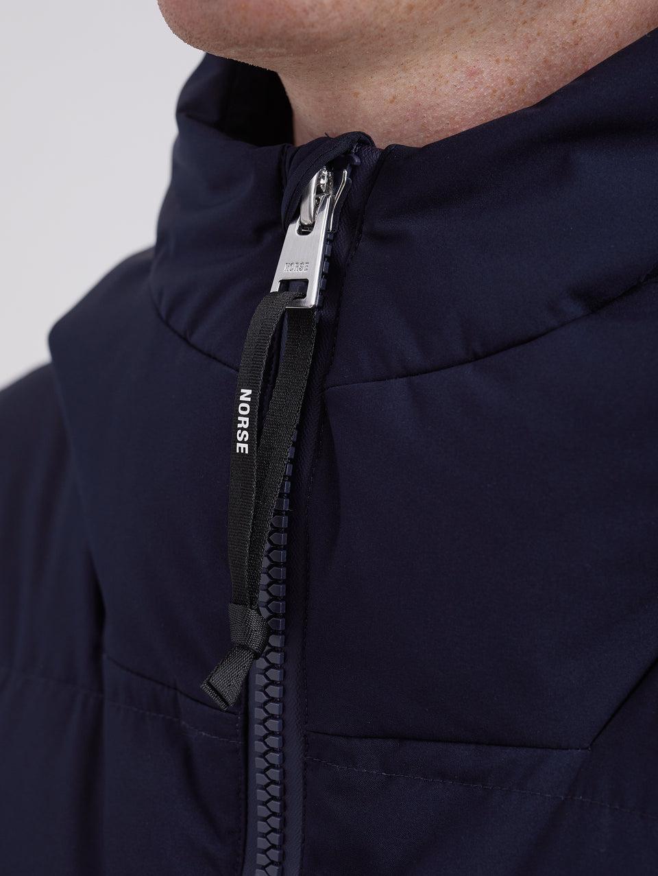 NORSE PROJECTS Piumino Corto In Membrana Asger Blu