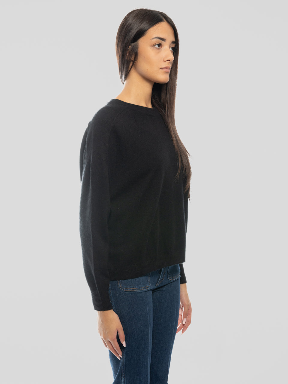 NOTSHY Maglia Girocollo Cropped Nero