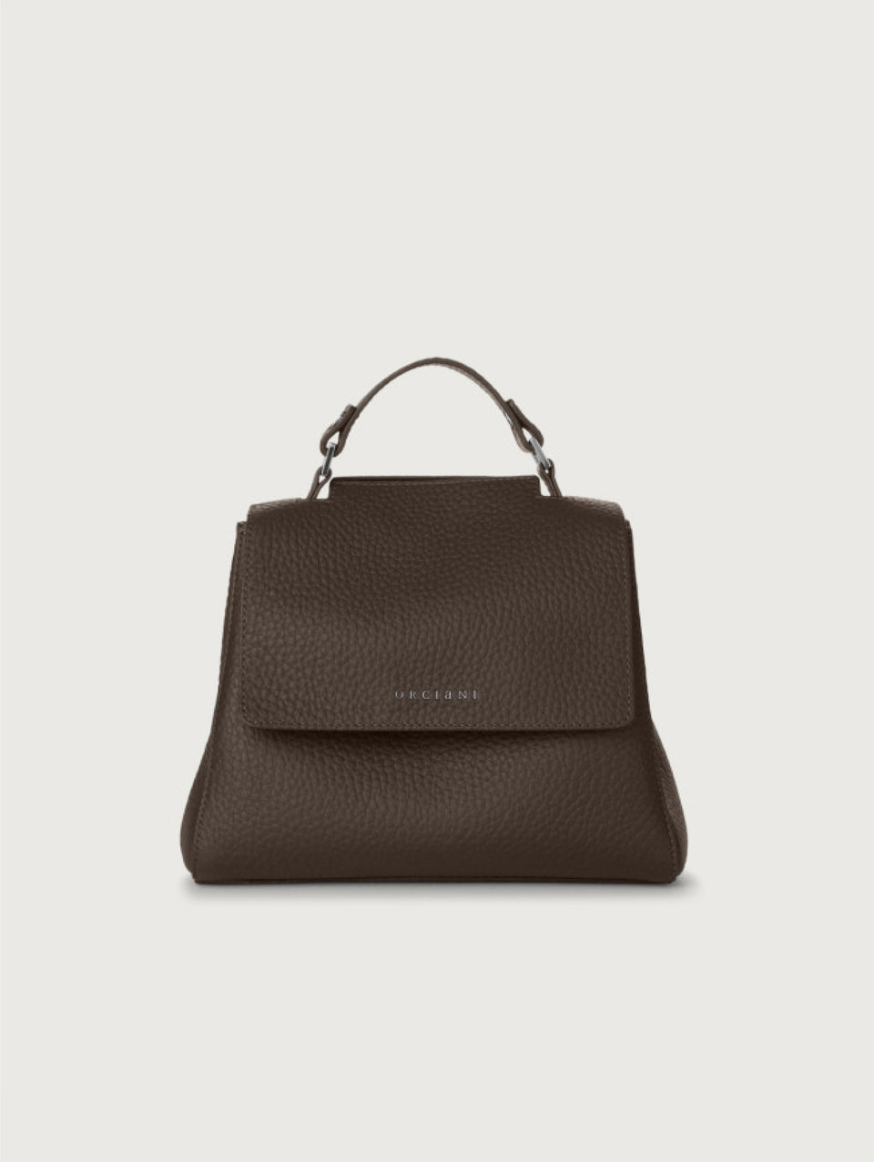 ORCIANI Borsa Sveva a Mano Piccola Testa di Moro