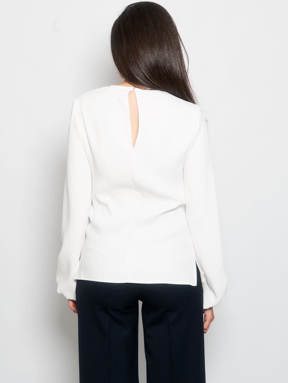 P.A.R.O.S.H. Blusa Con Manica A Palloncino Panna