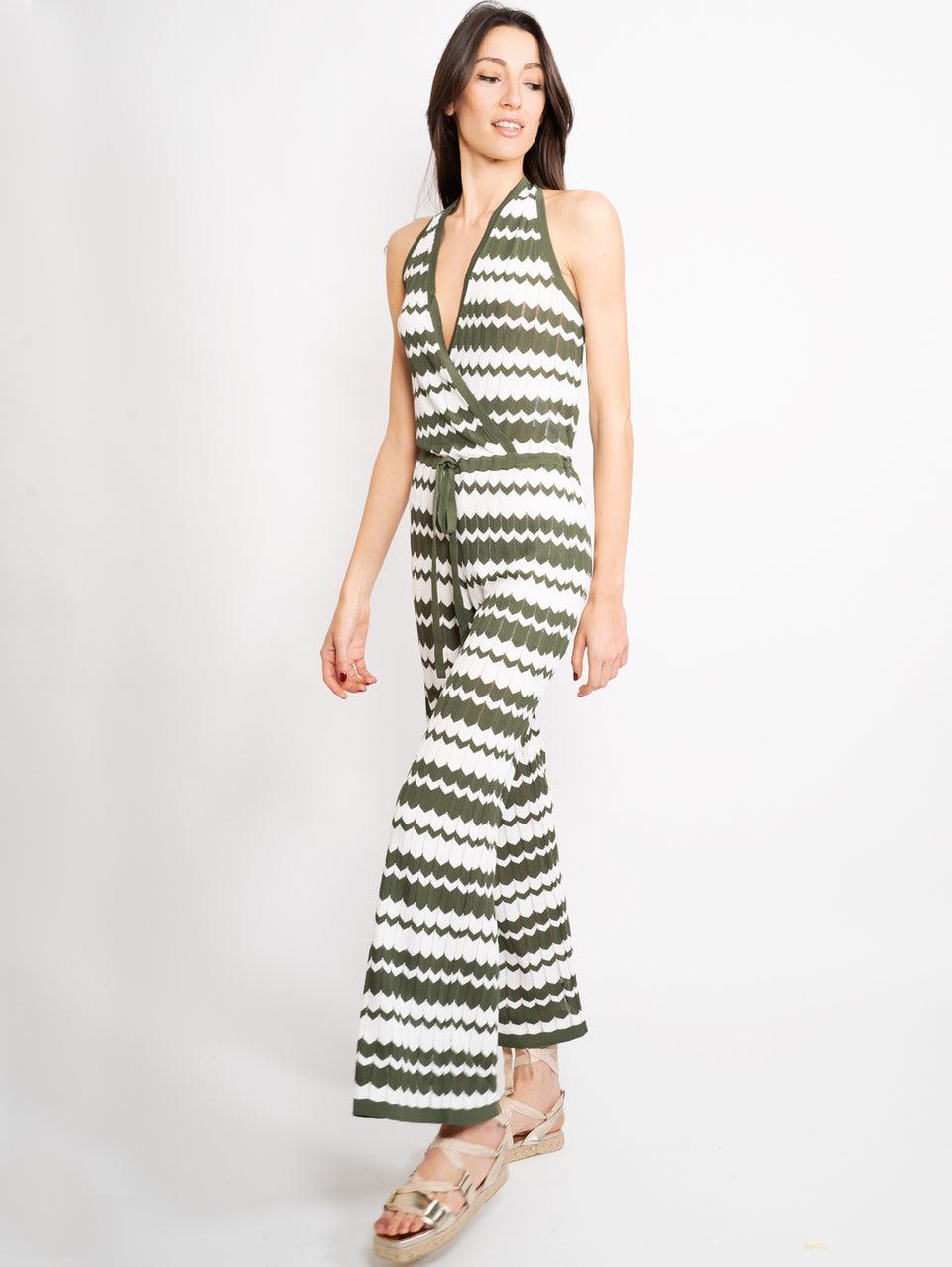 P.A.R.O.S.H. Tuta Con Scollo All'Americana Verde