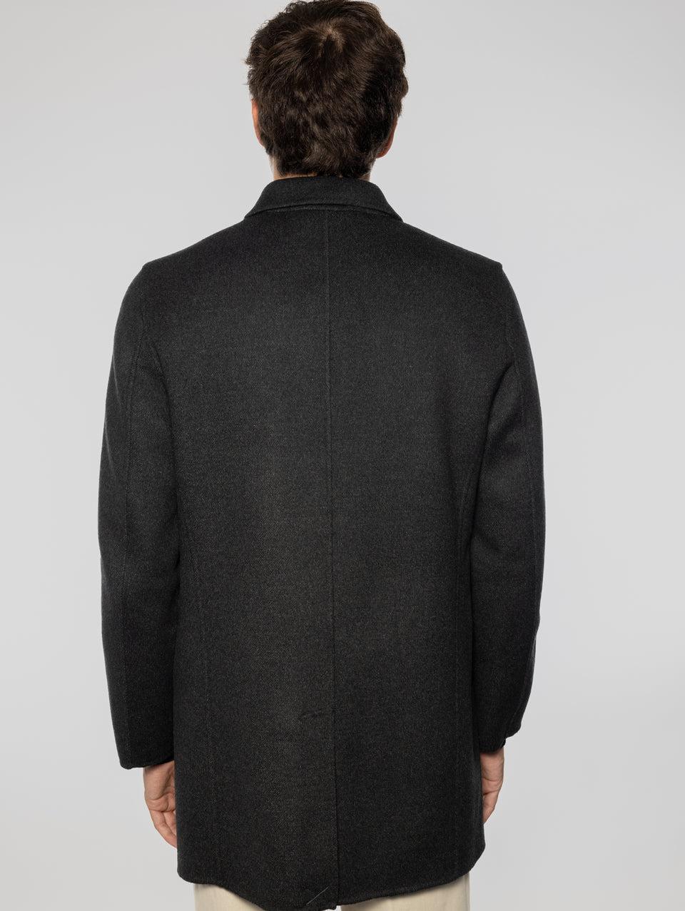 PALTò Cappotto Monopetto In Double Alfredo Grigio