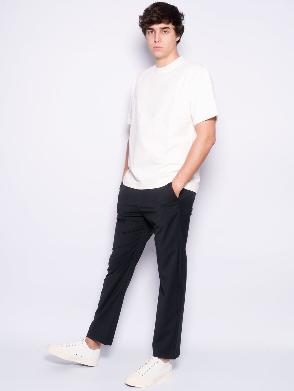 BARENA VENEZIA Pantalone Jogger In Lana Tosador Piombo