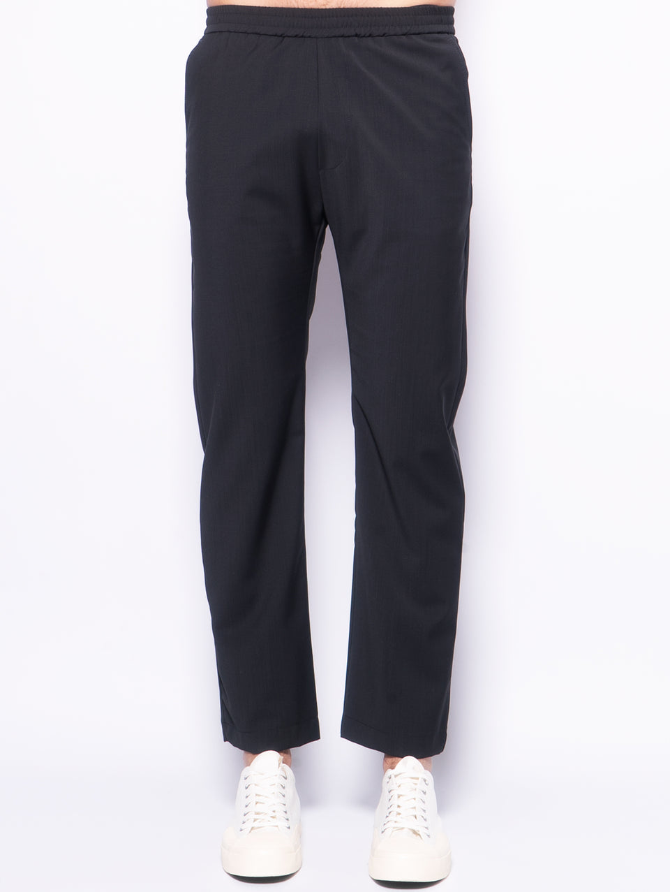 BARENA VENEZIA Pantalone Jogger in Lana Tosador Piombo