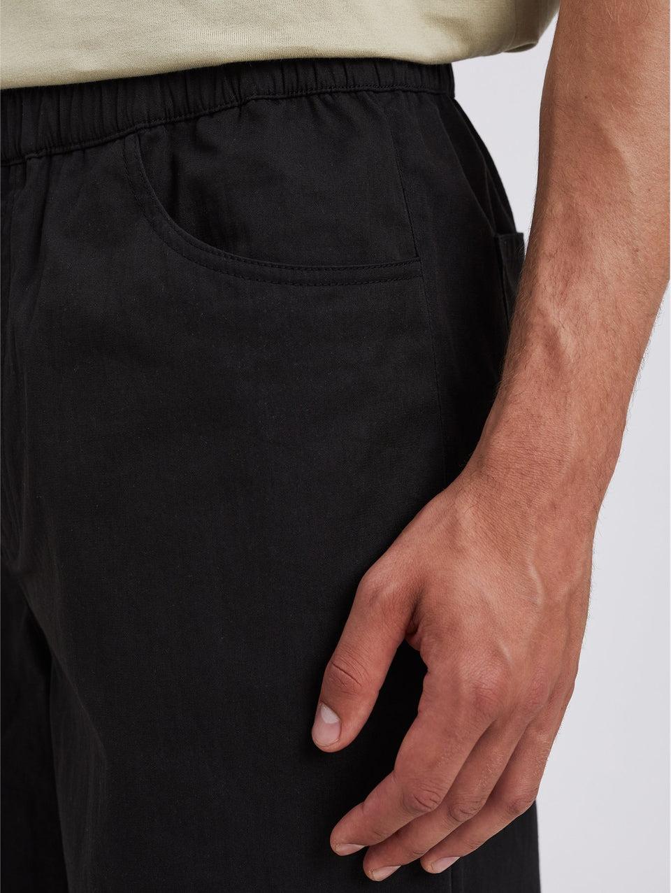 NORSE PROJECTS Pantaloni Con Coulisse In Micro Twill Nero