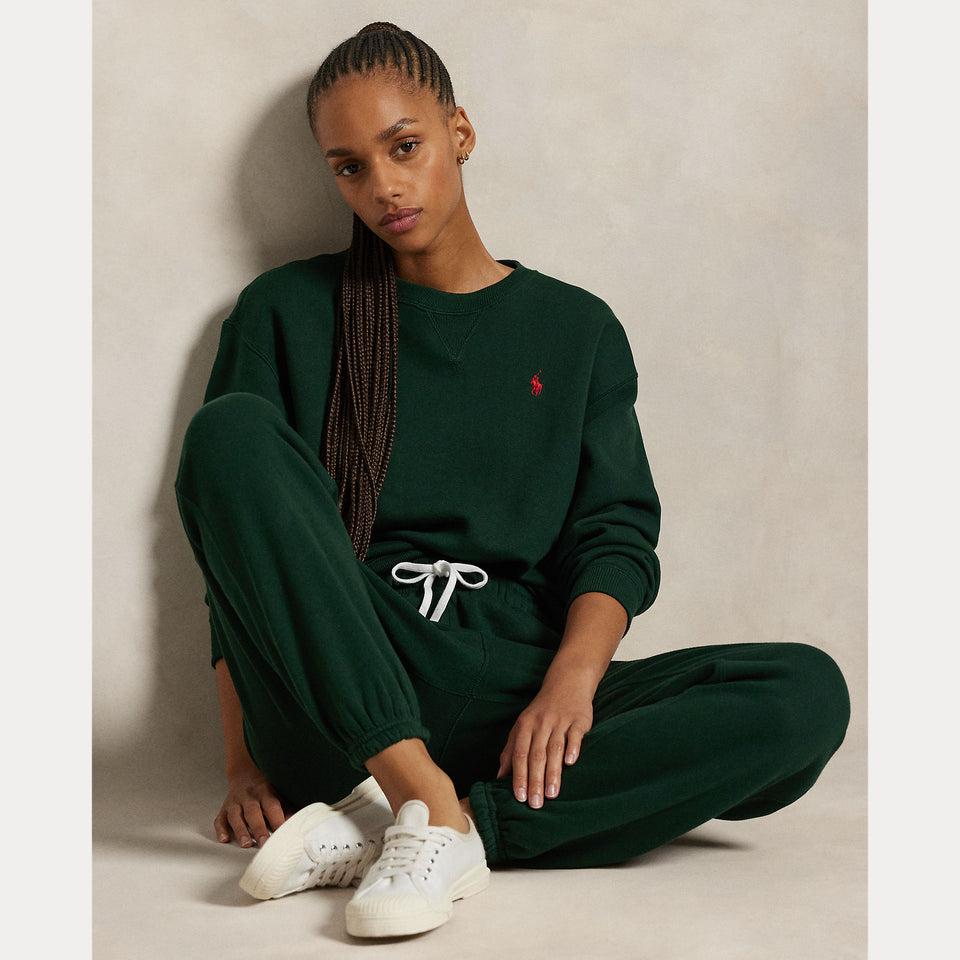 RALPH LAUREN Pantaloni Da Jogging Con Elastico Verde