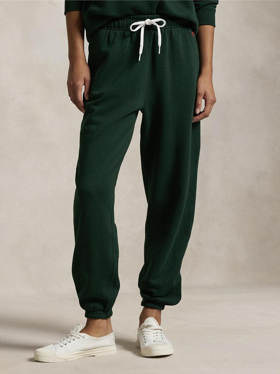 RALPH LAUREN Pantaloni da Jogging con Elastico Verde