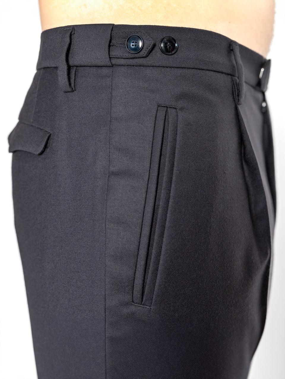 BARENA VENEZIA Pantaloni In Flanella Con Pinces Mirto