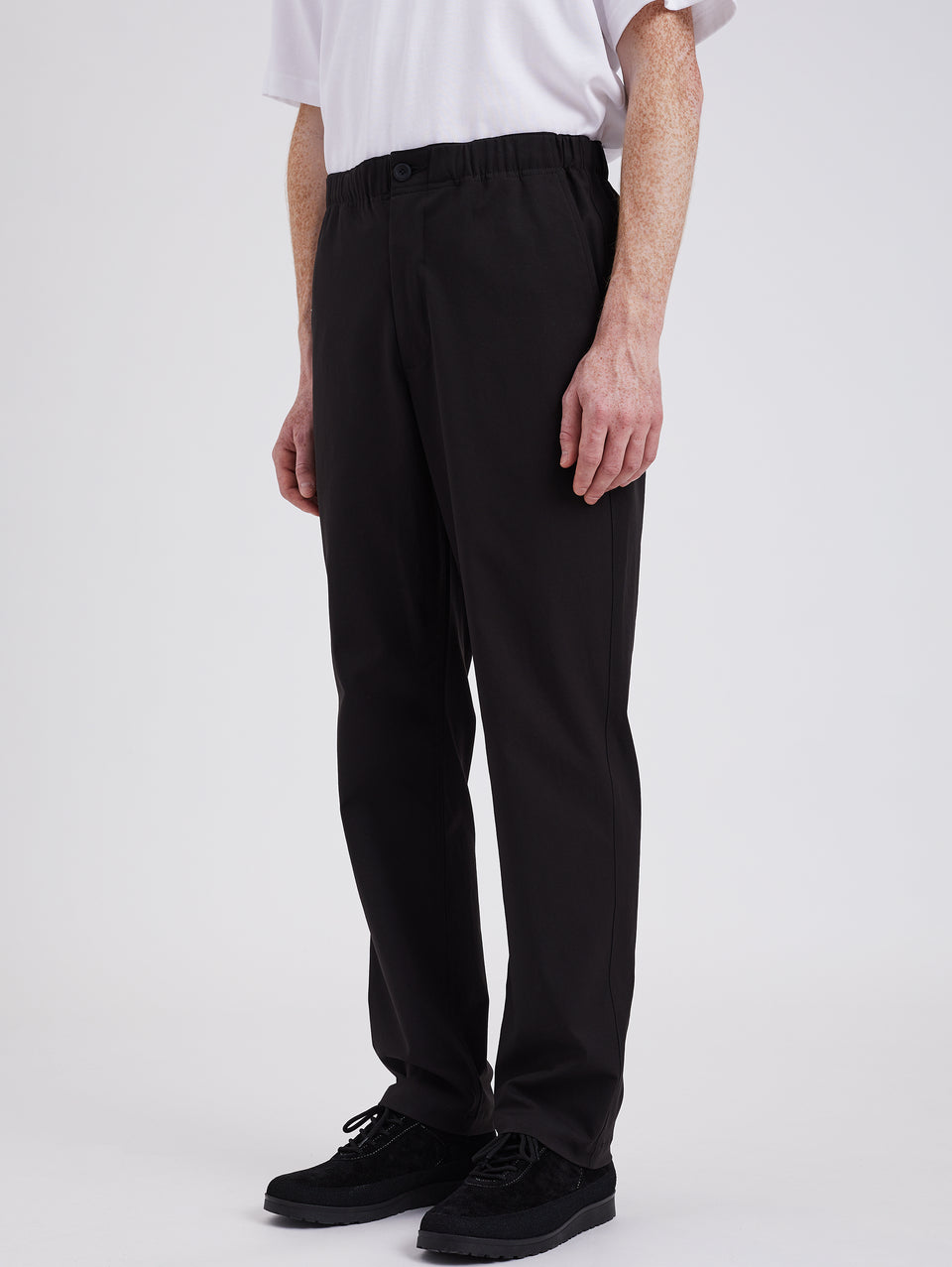 NORSE PROJECTS Pantaloni In Solotex Con Elastico In Vita Nero