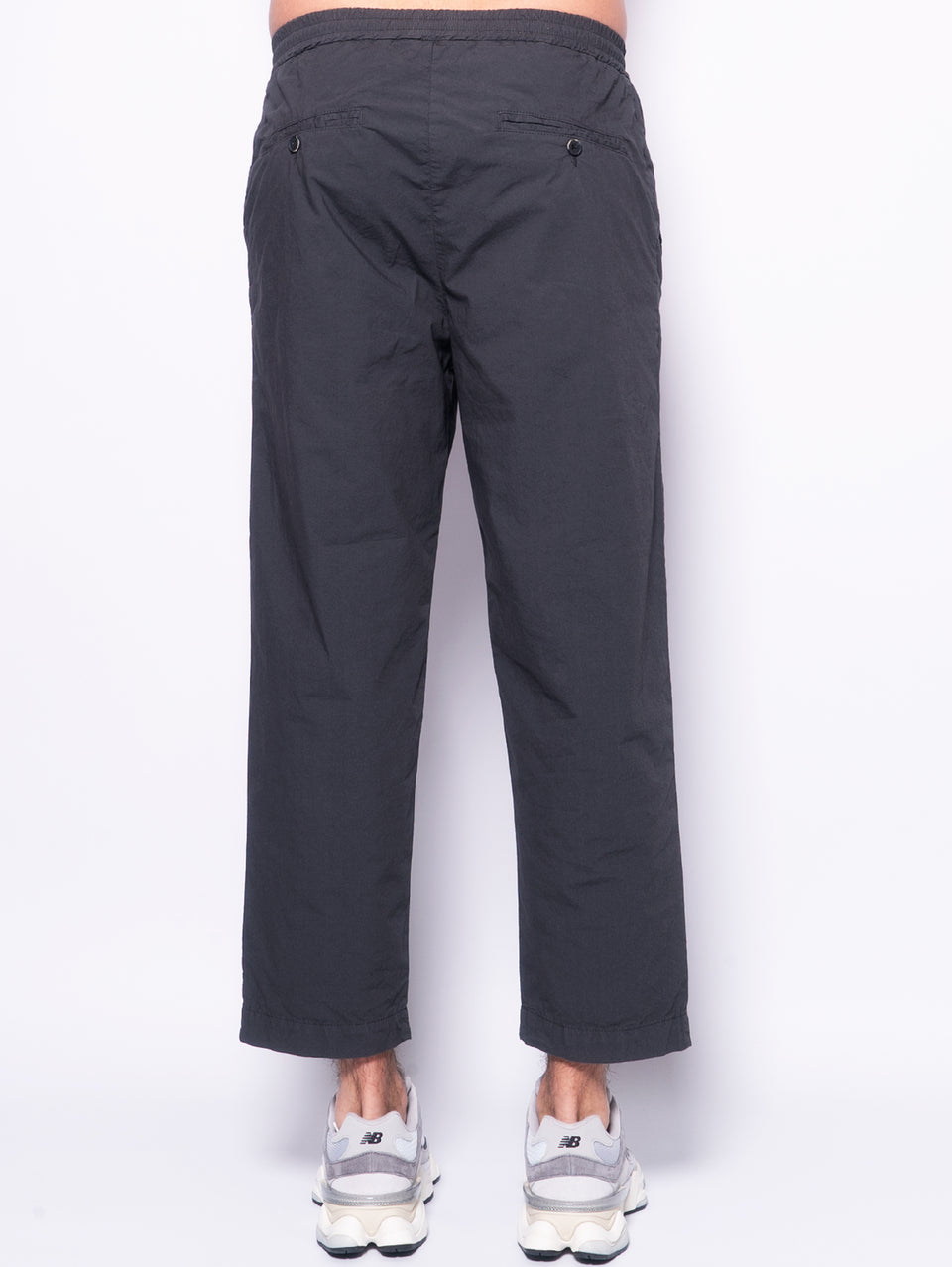 BARENA VENEZIA Pantaloni Jogger Relaxed In Cotone Ameo Piombo