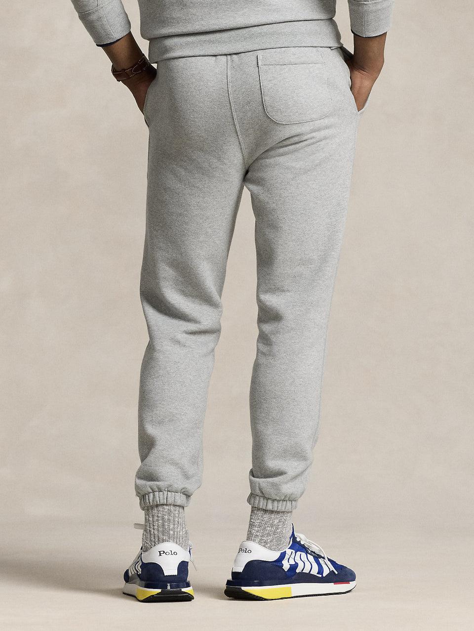 RALPH LAUREN Pantaloni Joggers In Misto Cotone Grigio