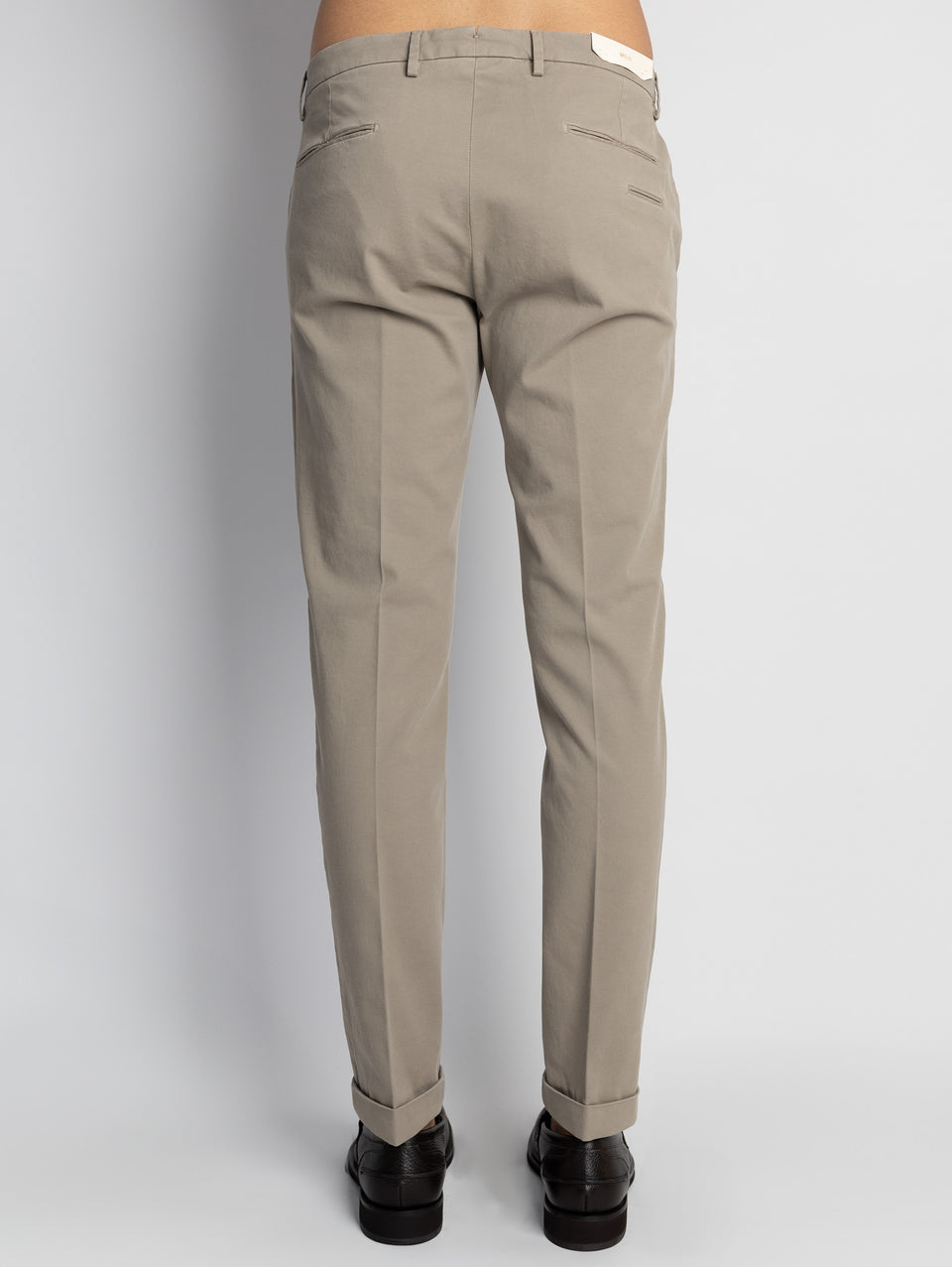 BRIGLIA 1949 Pantaloni Slim Fit In Armatura Di Cotone Yuta