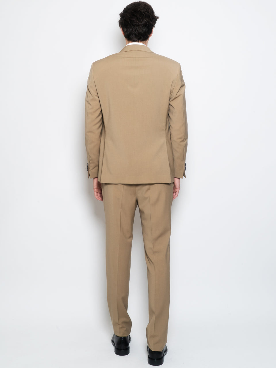 PAOLONI Completo In Fresco Lana Archivio Beige