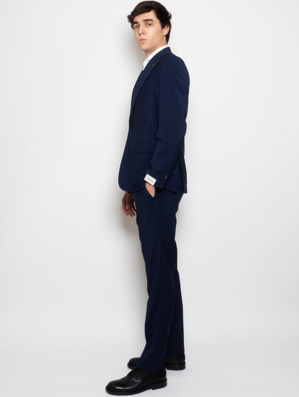 PAOLONI Completo In Fresco Lana Archivio Blu