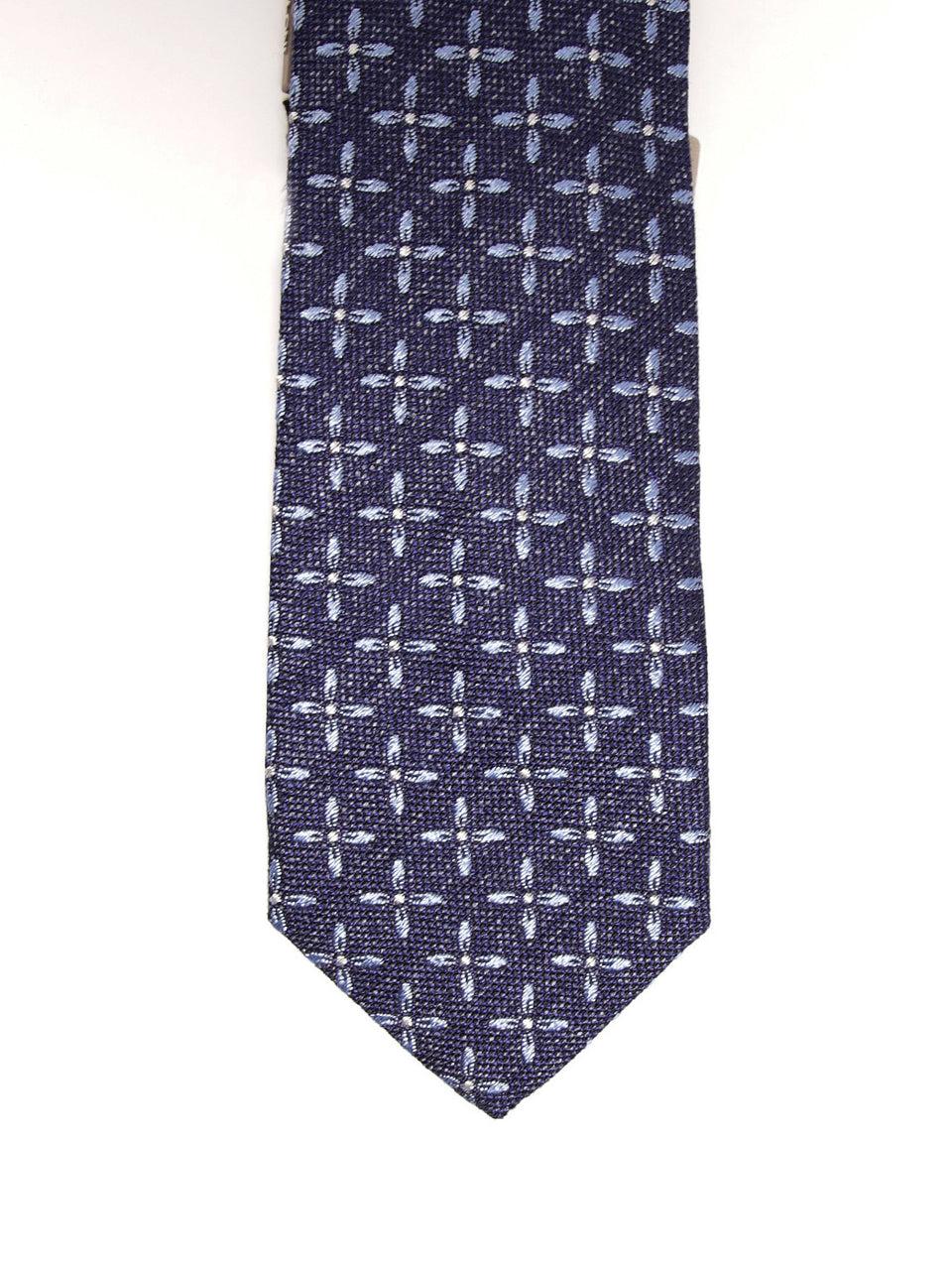 PAOLONI Cravatta Floreale Blu/Celeste