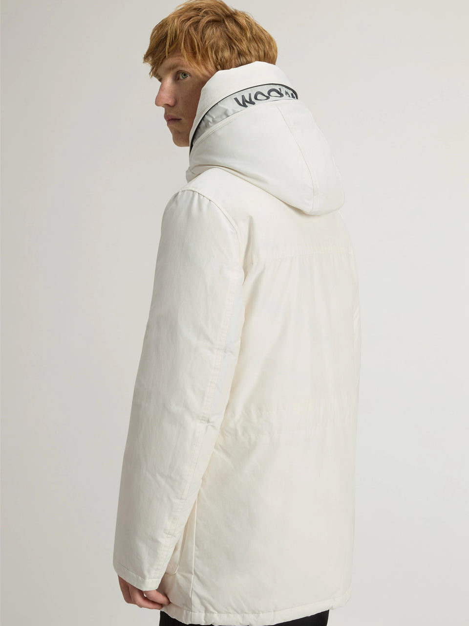 WOOLRICH Parka Arctic In Ramar Cloth Evolution Bianco