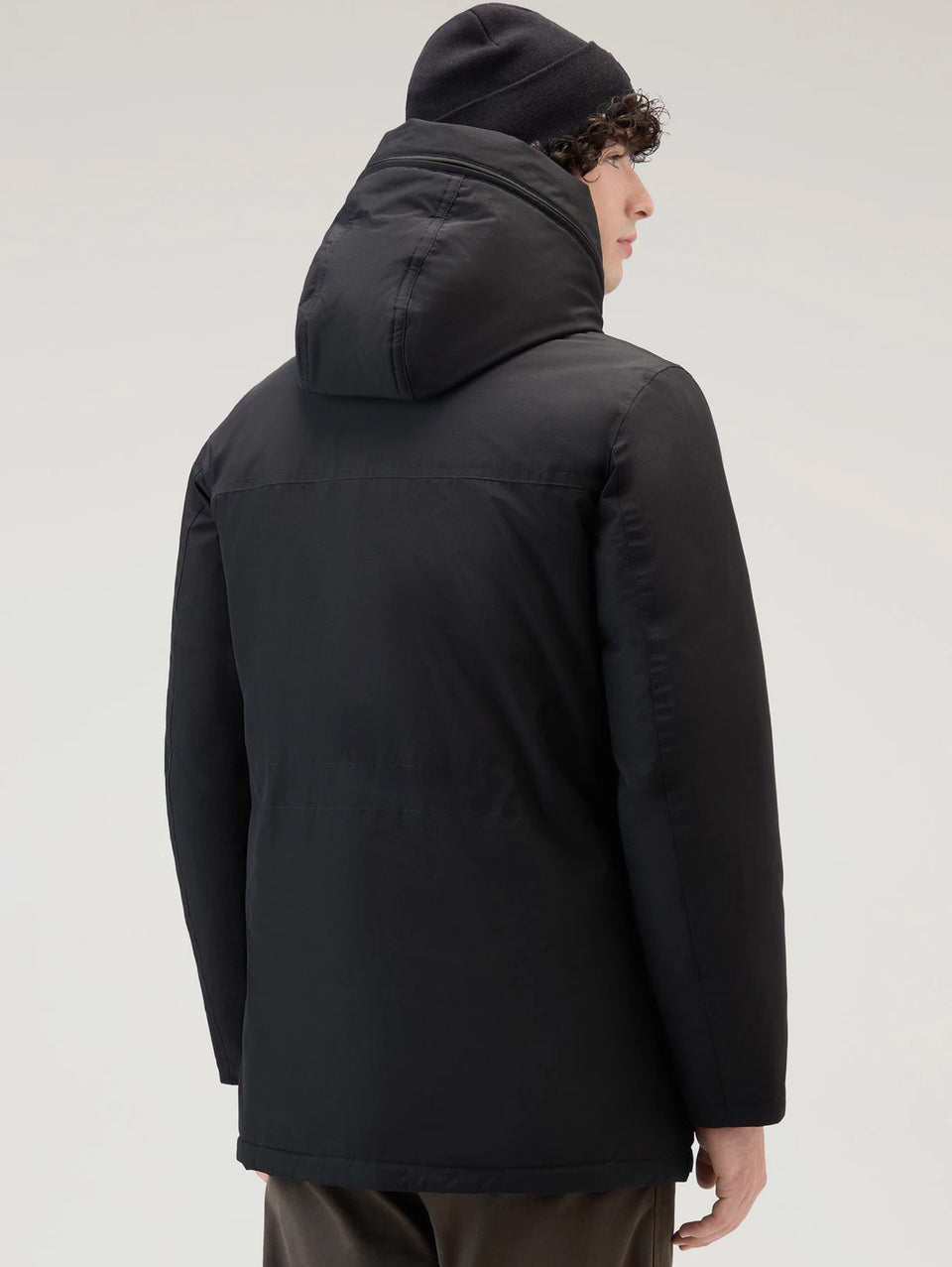 WOOLRICH Parka Arctic In Ramar Cloth Rivisitato Nero