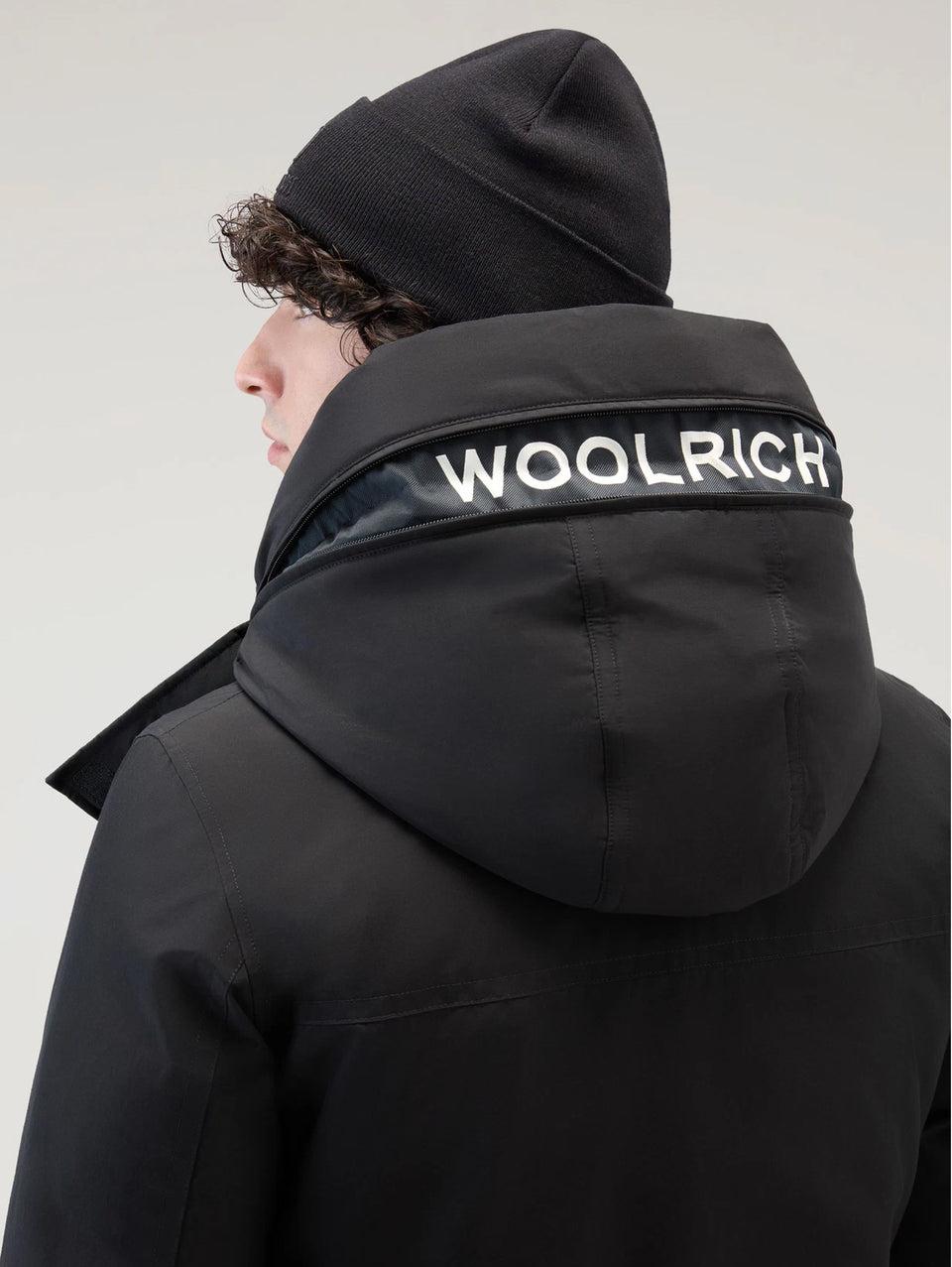 WOOLRICH Parka Arctic In Ramar Cloth Rivisitato Nero