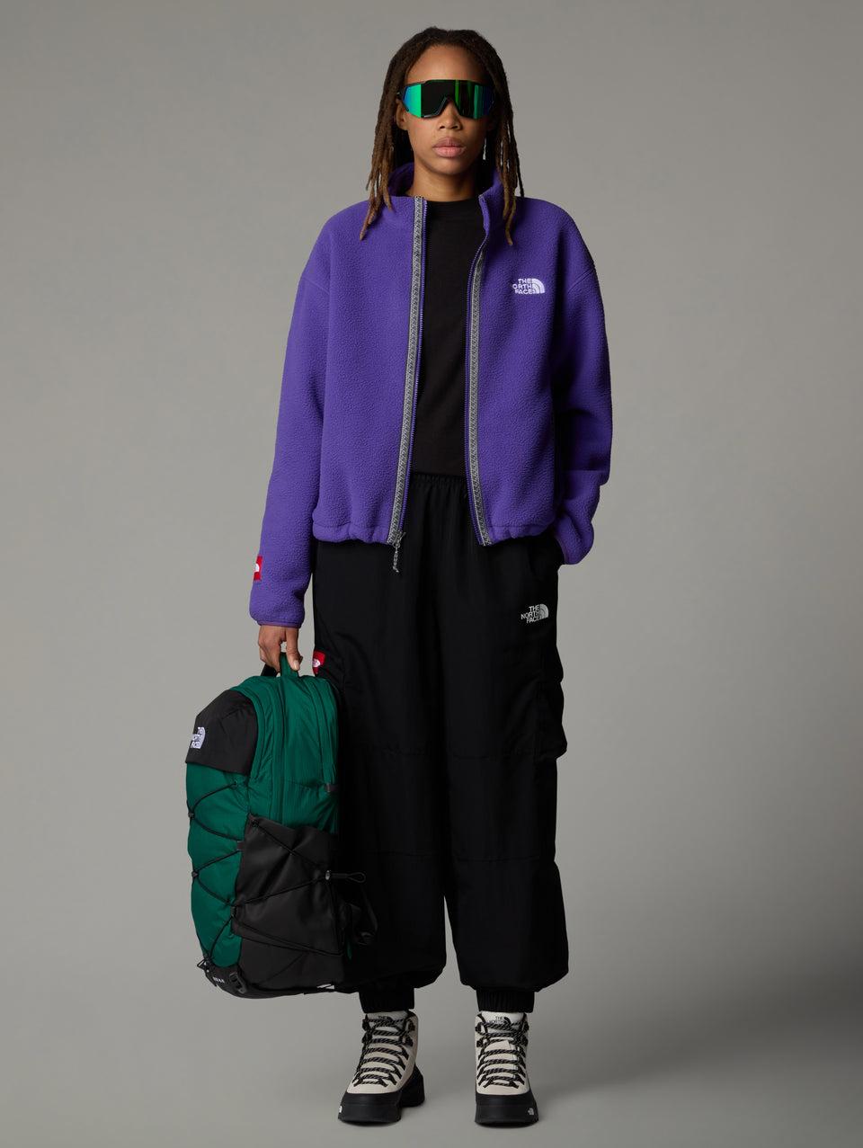 THE NORTH FACE Pile Fleeski Con Cerniera Integrale Viola