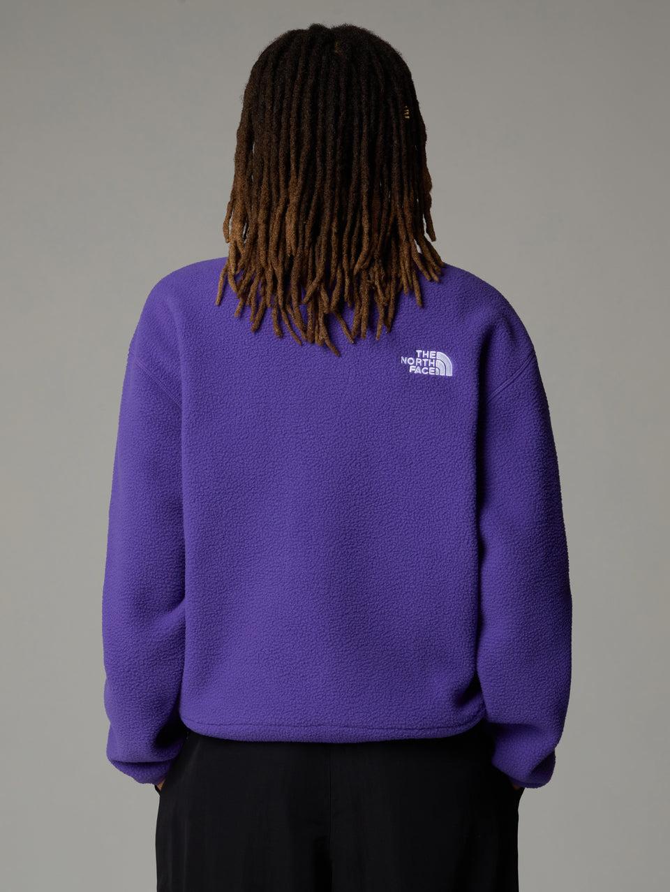 THE NORTH FACE Pile Fleeski Con Cerniera Integrale Viola