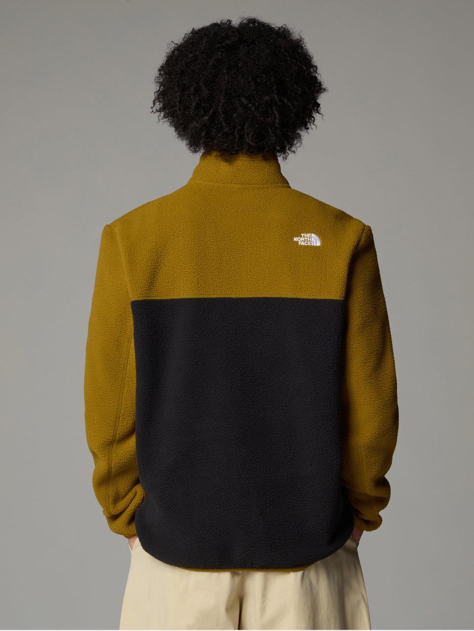 THE NORTH FACE Pile Yumiore Con Cerniera A 1/4 Nero/Verde