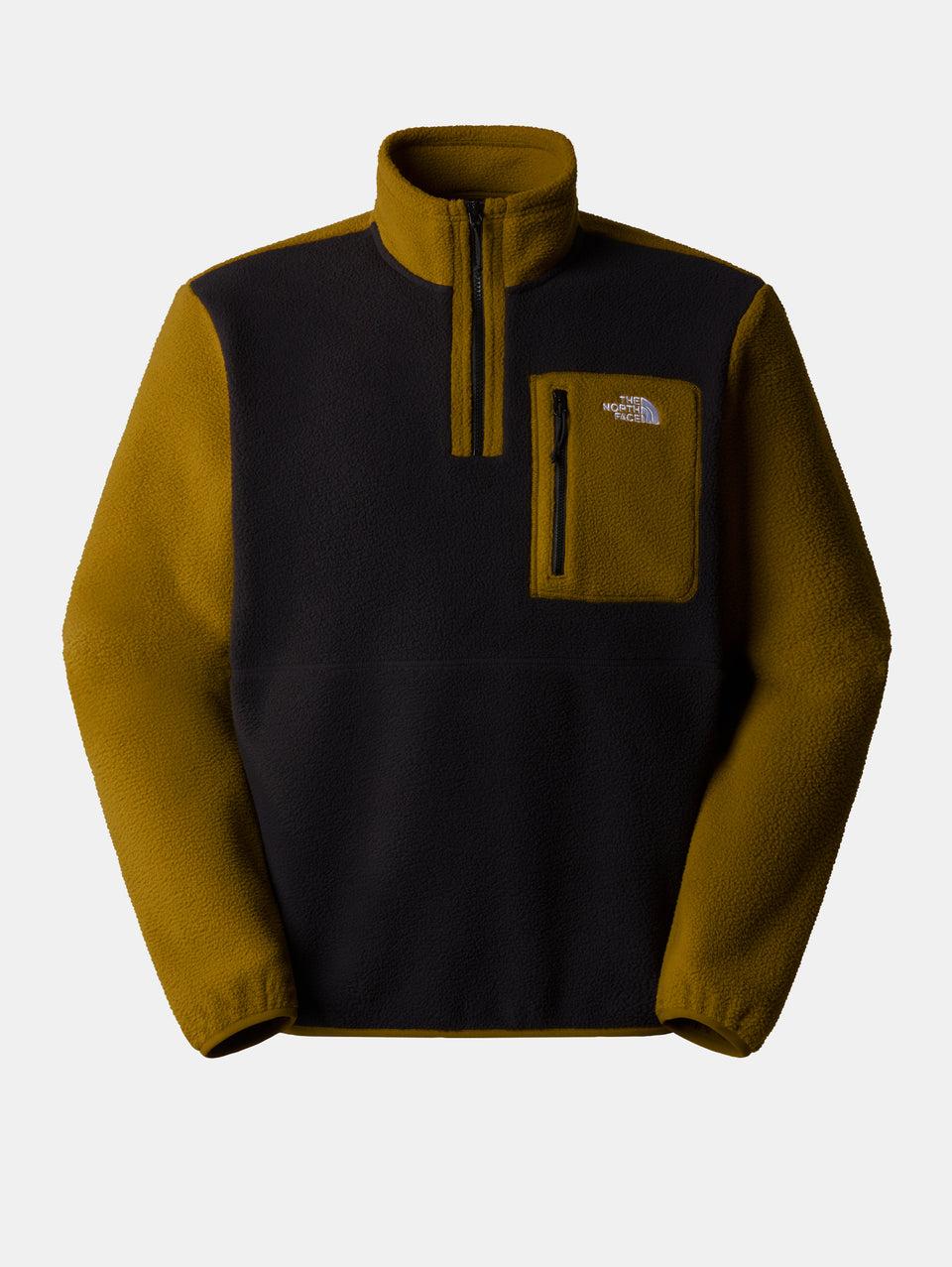 THE NORTH FACE Pile Yumiore Con Cerniera A 1/4 Nero/Verde