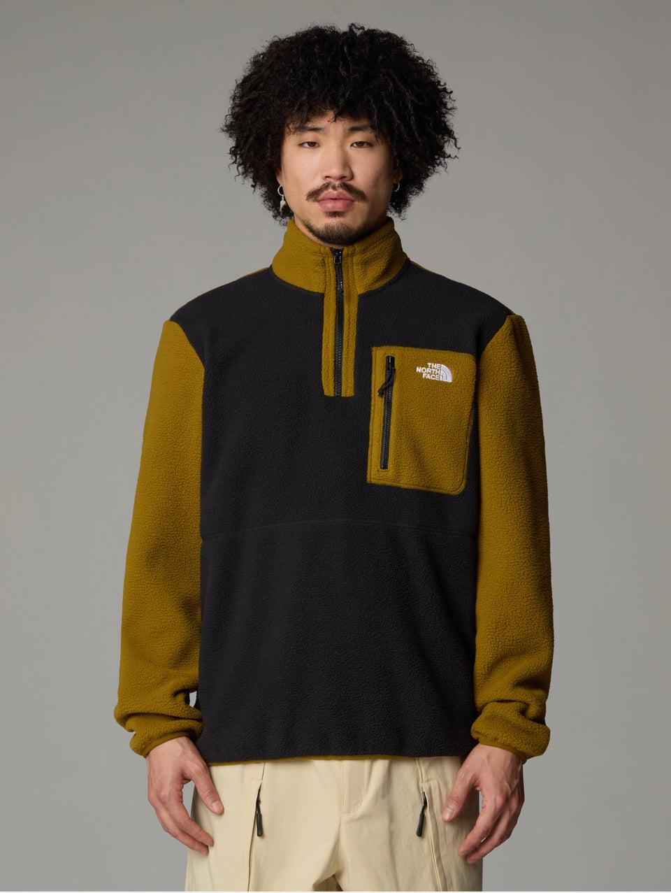 THE NORTH FACE Pile Yumiore con Cerniera a 1/4 Nero/Verde