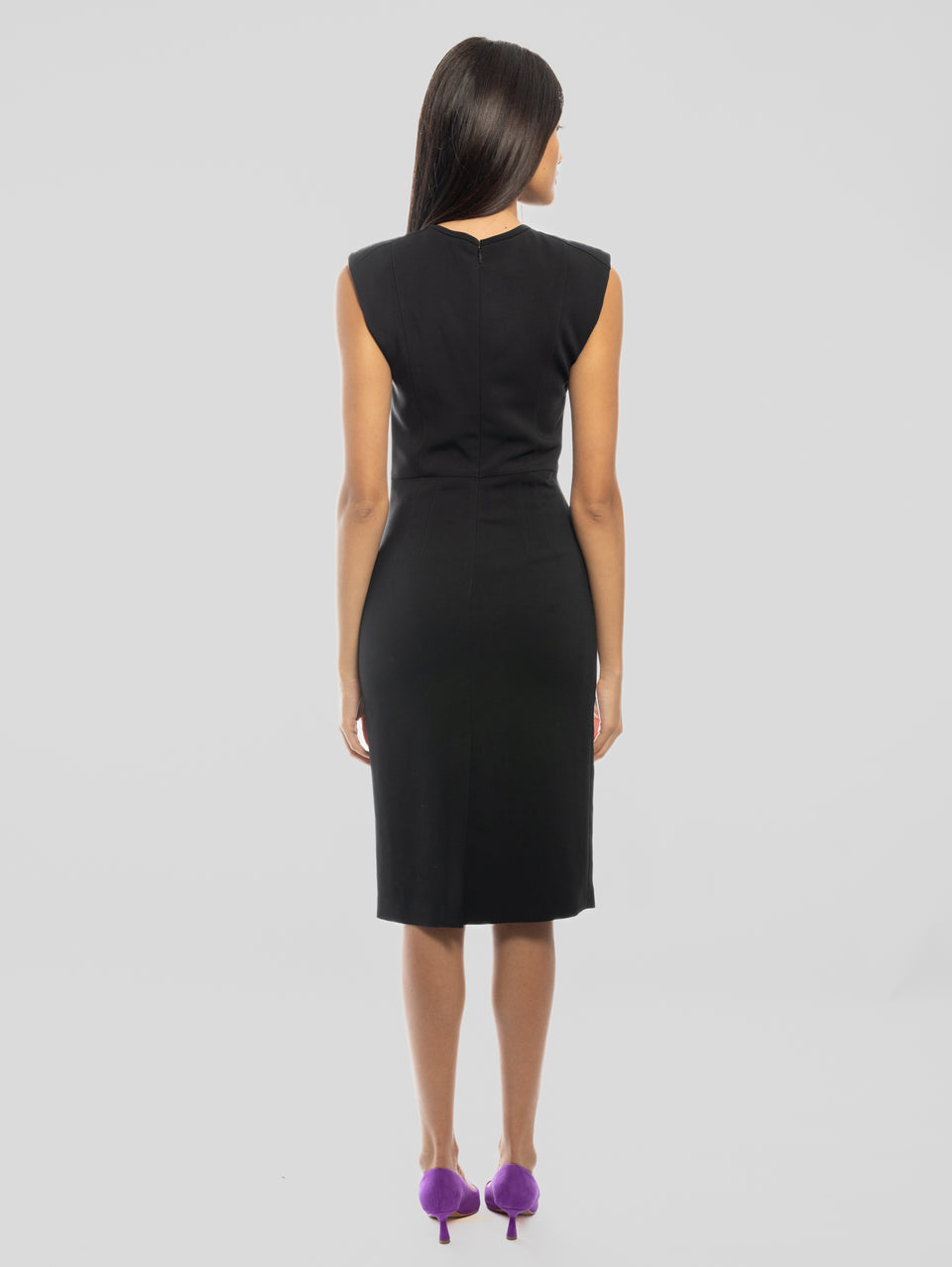 PINKO Abito Tubino In Cady Tecnico Nero