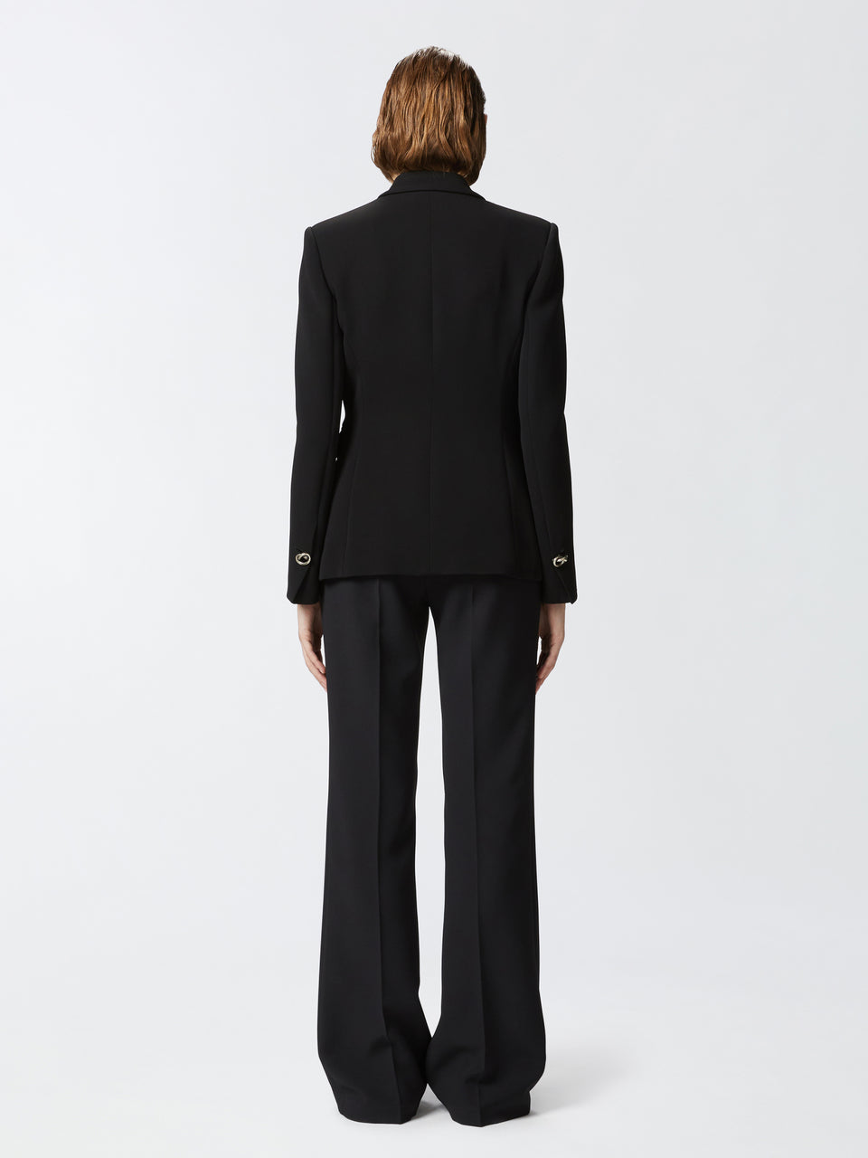 PINKO Blazer Doppiopetto In Cady Tecnico Nero