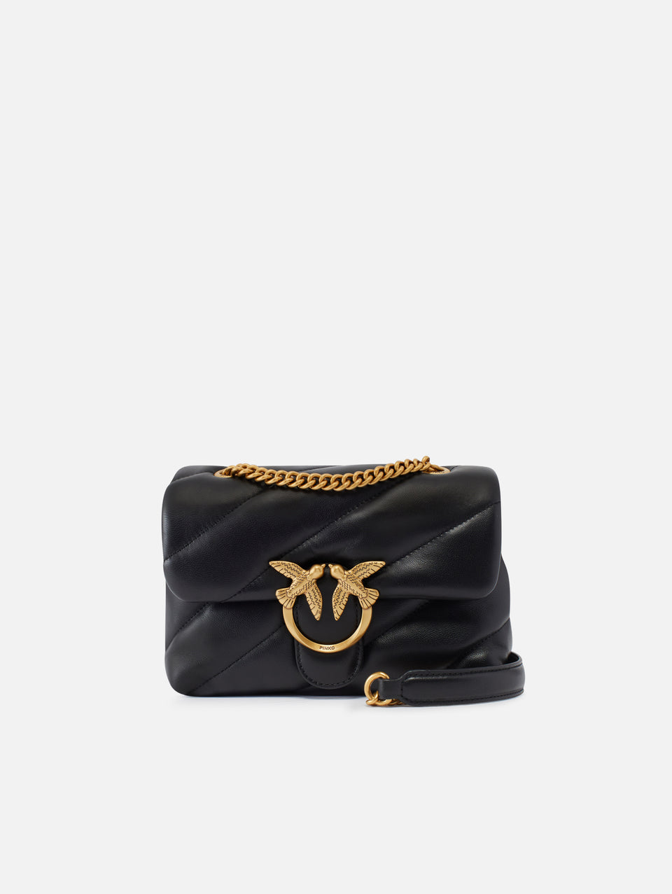 PINKO Borsa Mini in Nappa Nero