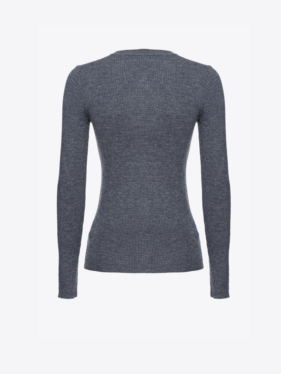 PINKO Cardigan Con Bottoni Dorati Grigio