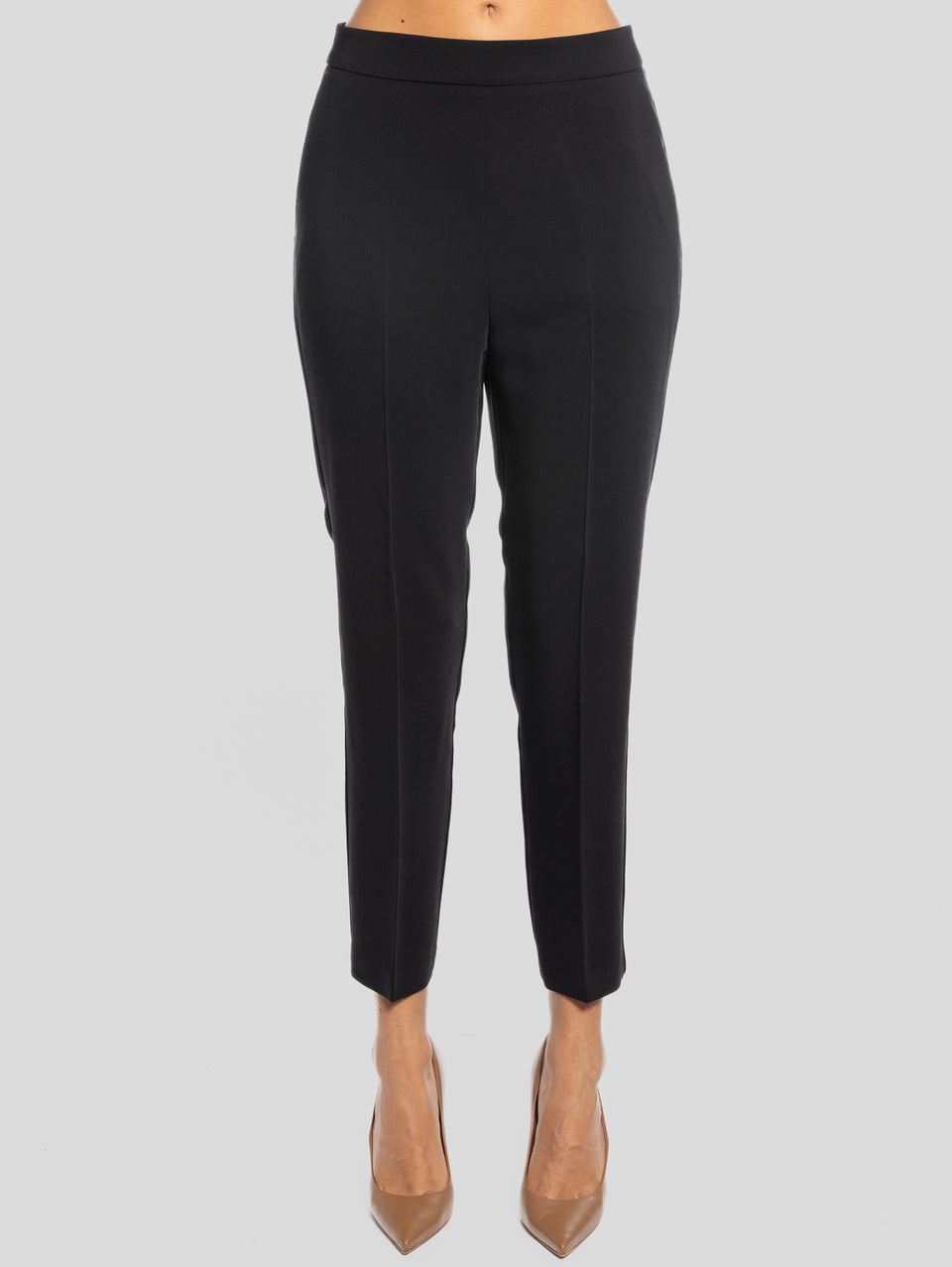PINKO Pantaloni Eleganti in Cady Tecnico Nero