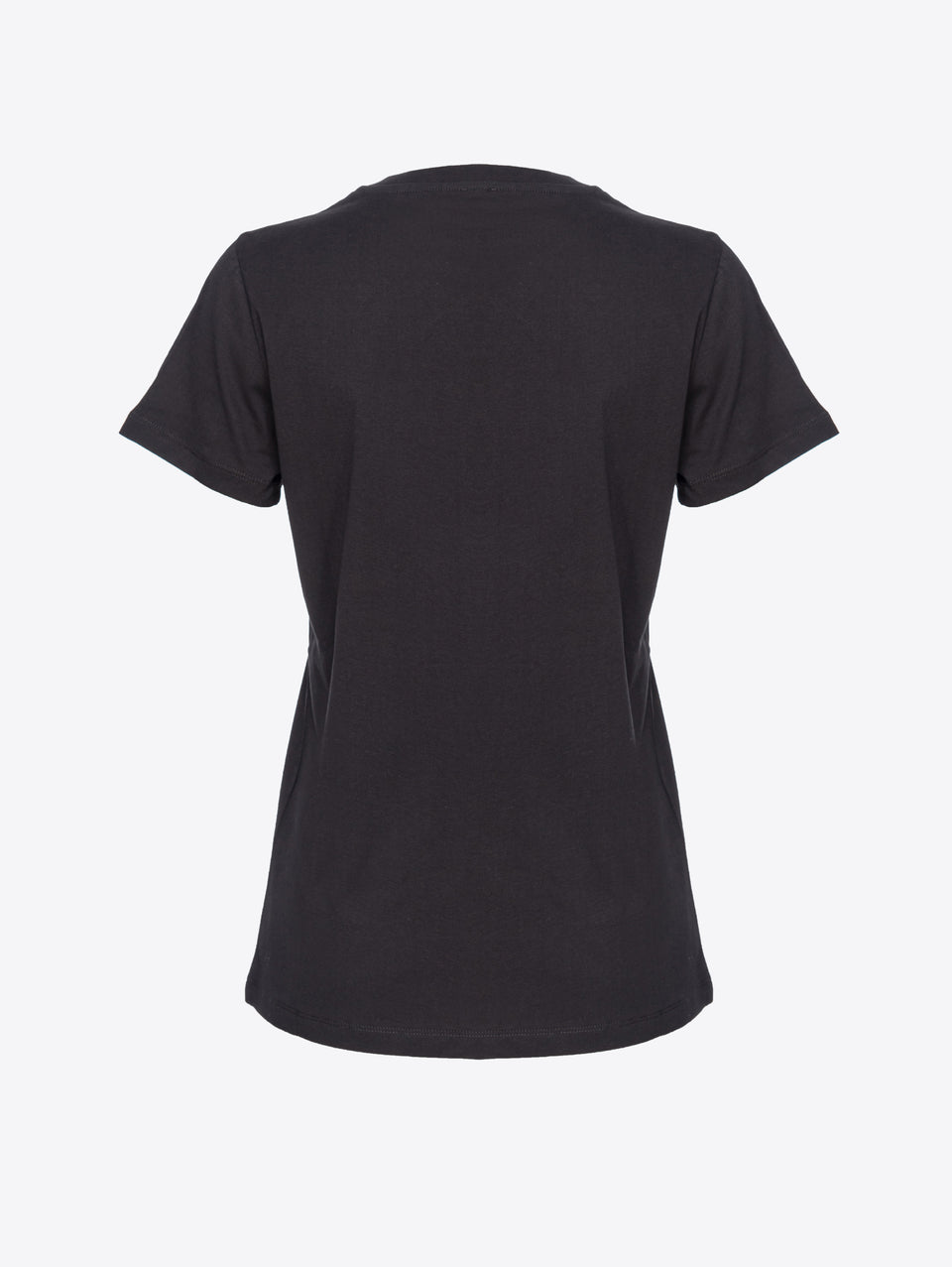 PINKO T-shirt Con Logo Ricamato Nero