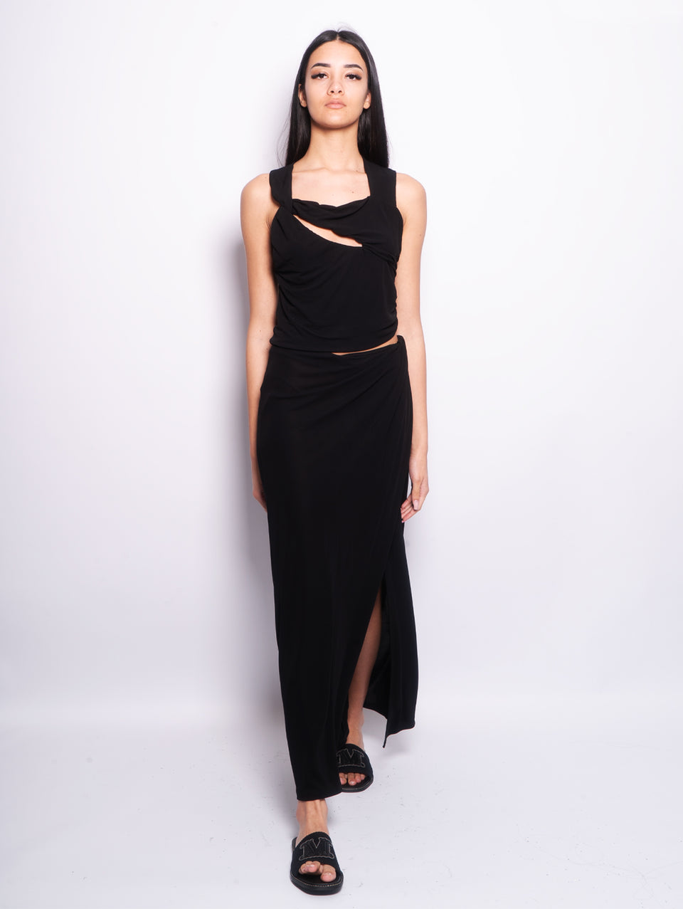 PINKO Top Con Dettagli Torchon E Cut-Out Nero