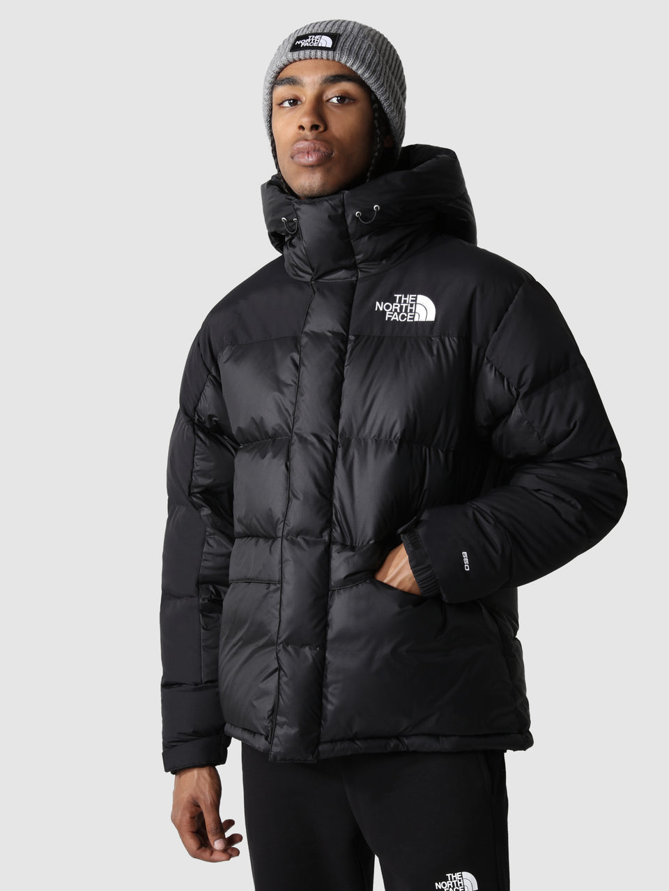 THE NORTH FACE Piumino con Cappuccio Color Block Himalayan Nero